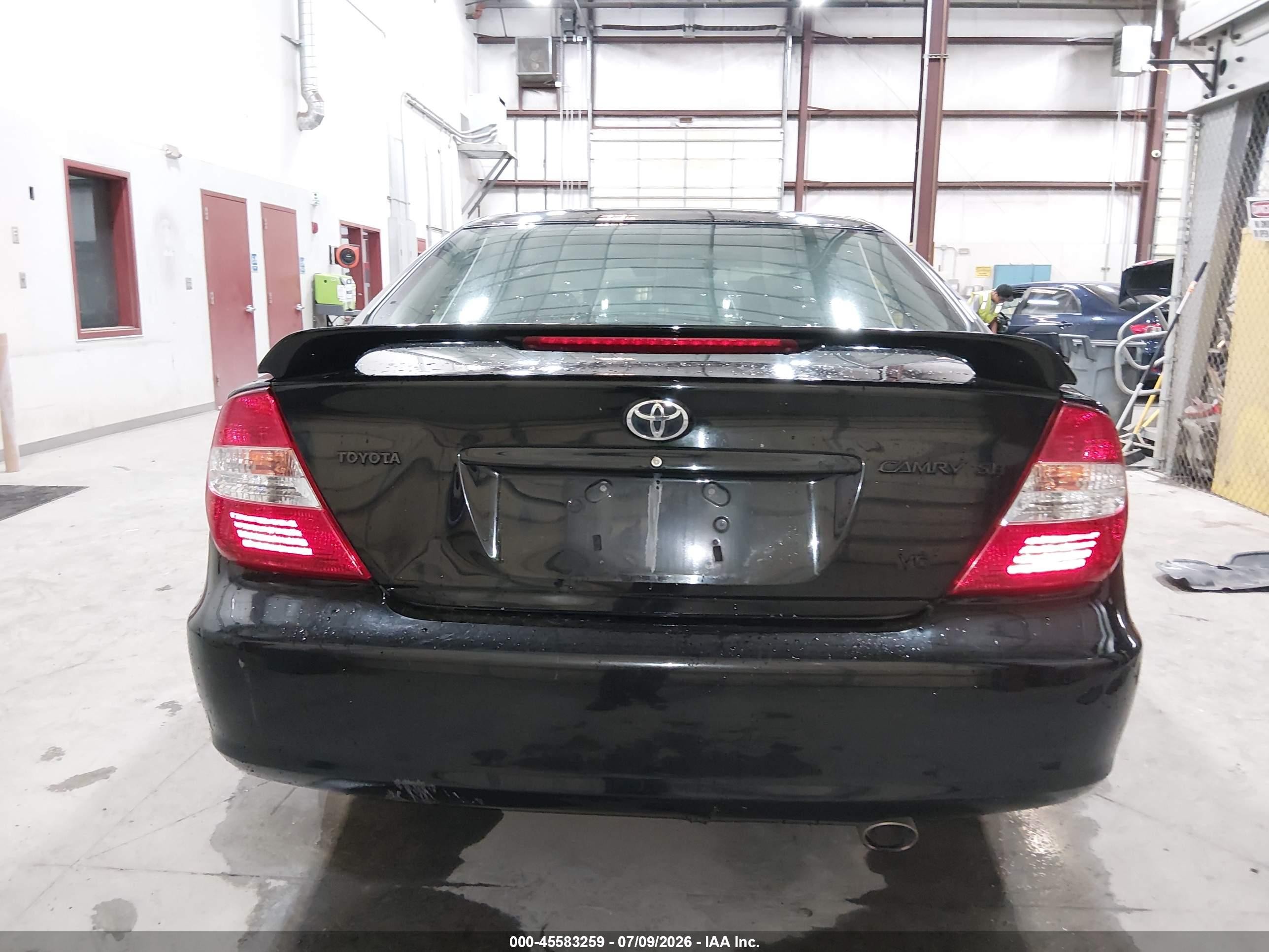 2002 Toyota Camry Se Black vin: JTDBF30K620056943