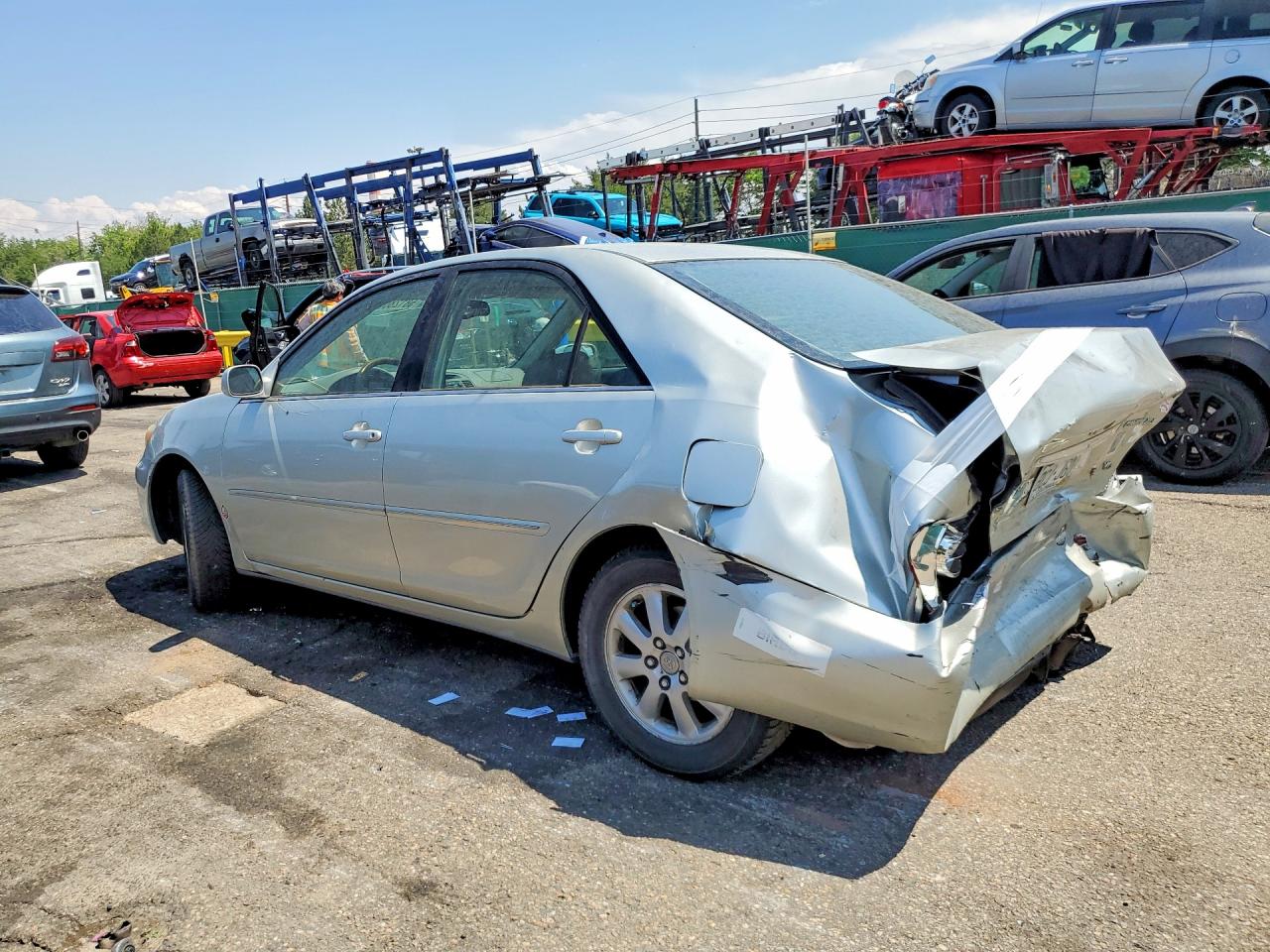 2003 Toyota Camry Xle V6 Silver vin: JTDBF30K630151617