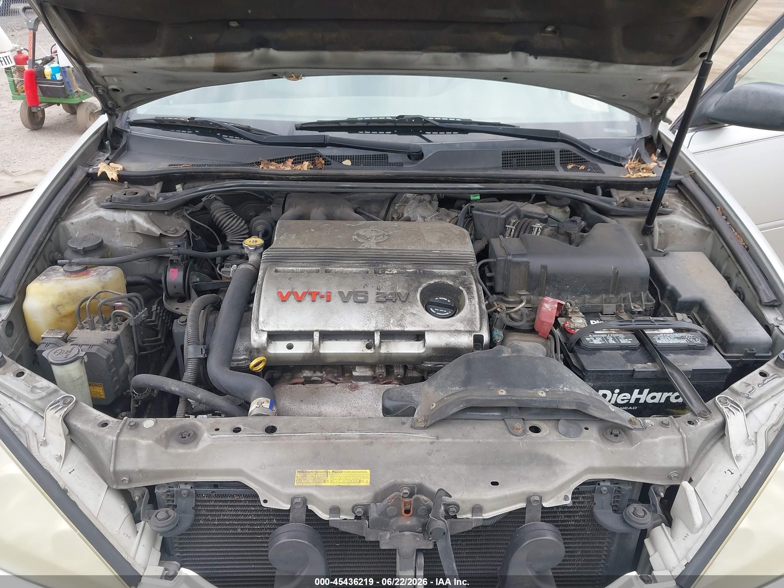 2005 Toyota Camry Xle V6 Silver vin: JTDBF30K650165097