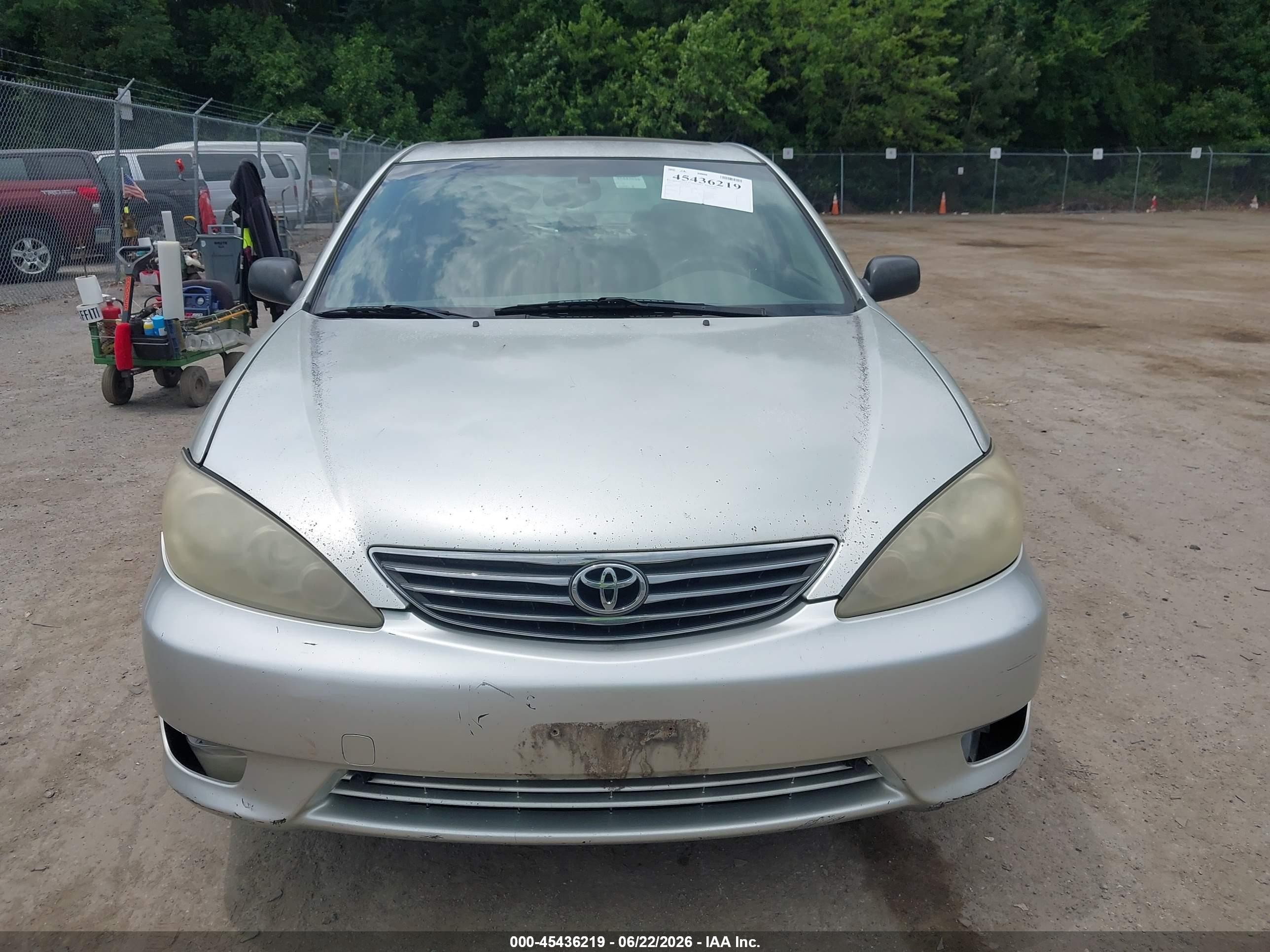 2005 Toyota Camry Xle V6 Silver vin: JTDBF30K650165097