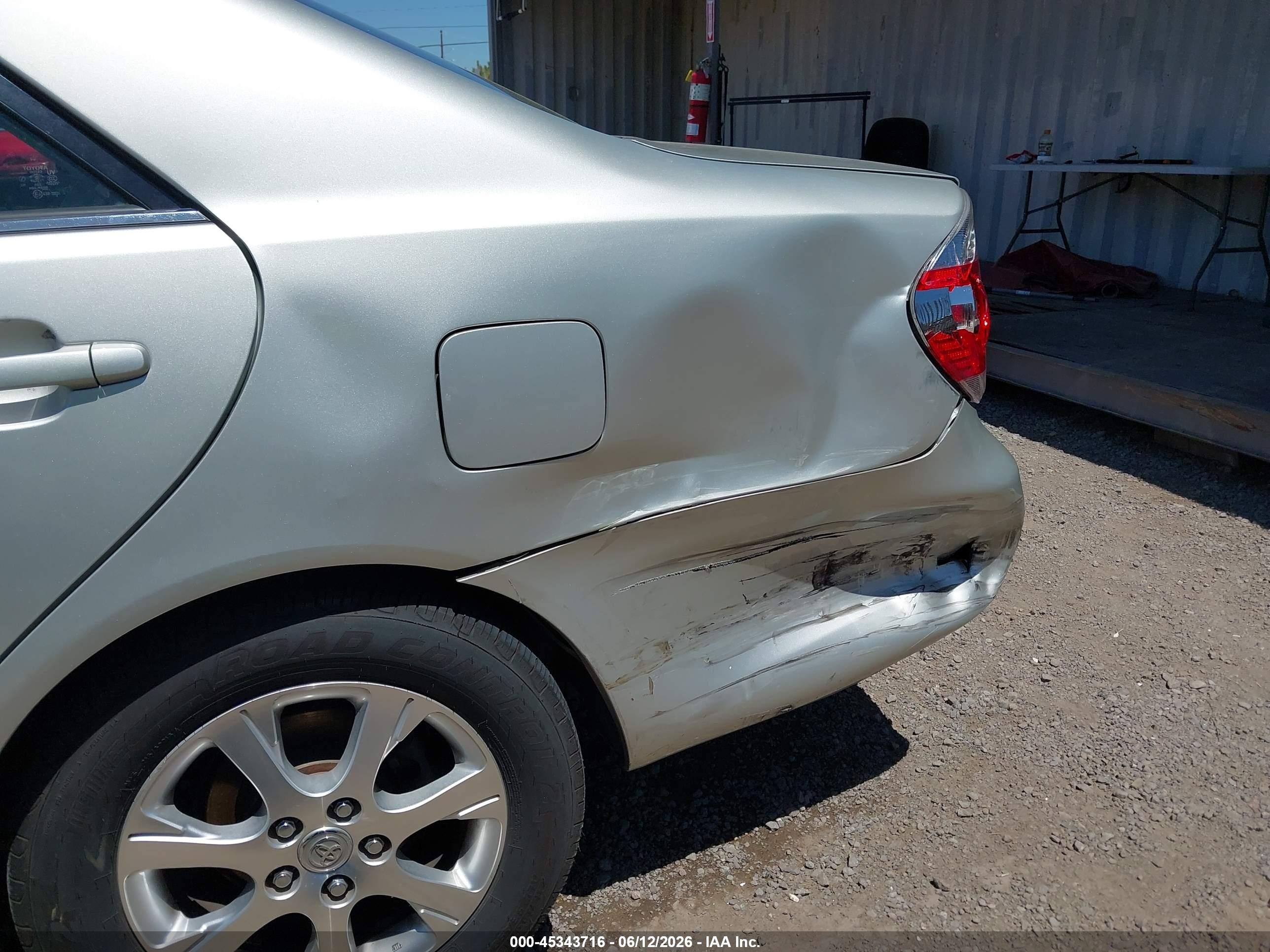 2005 Toyota Camry Xle V6 Silver vin: JTDBF30K750165206