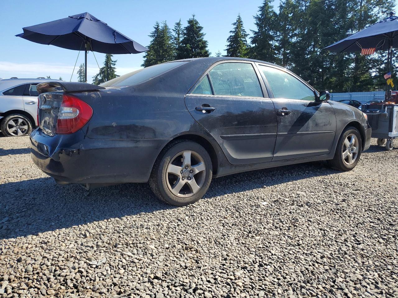 2002 Toyota Camry Se V6 Black vin: JTDBF30K820028139