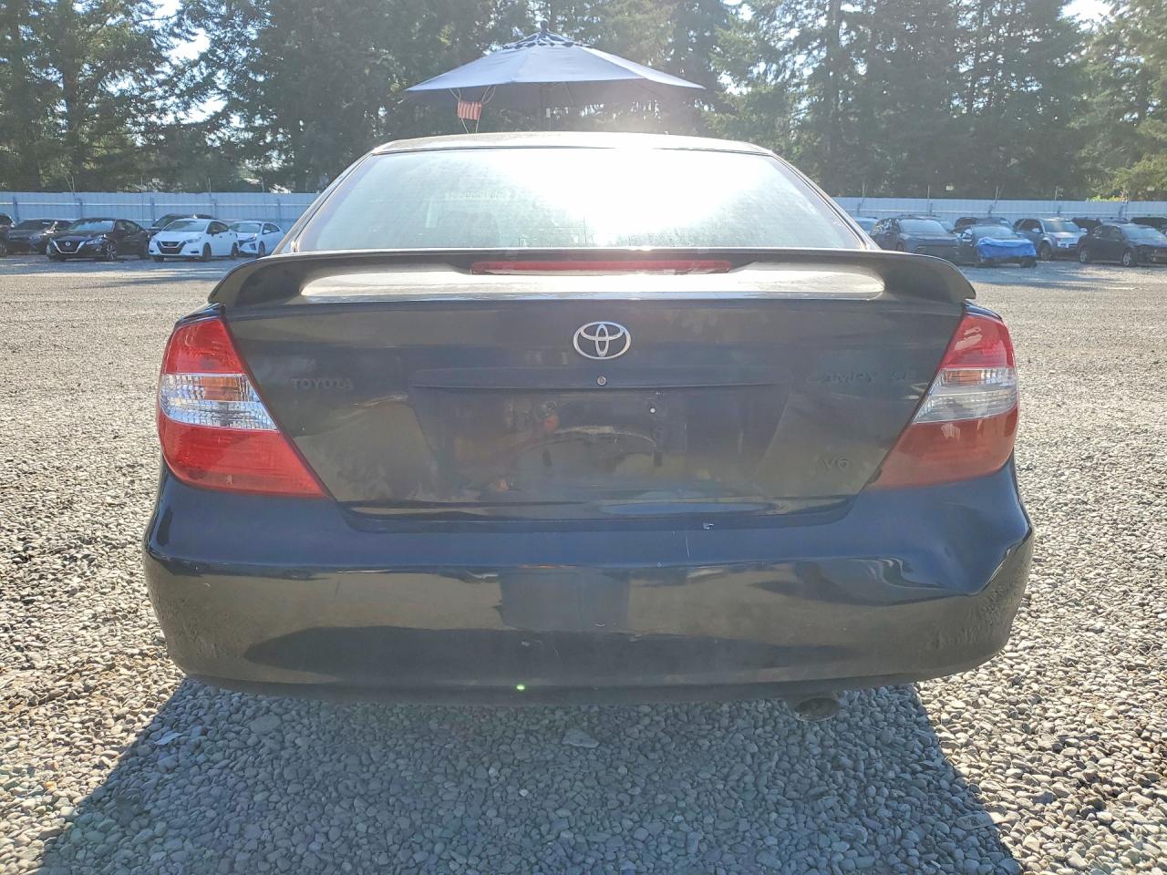 2002 Toyota Camry Se V6 Black vin: JTDBF30K820028139