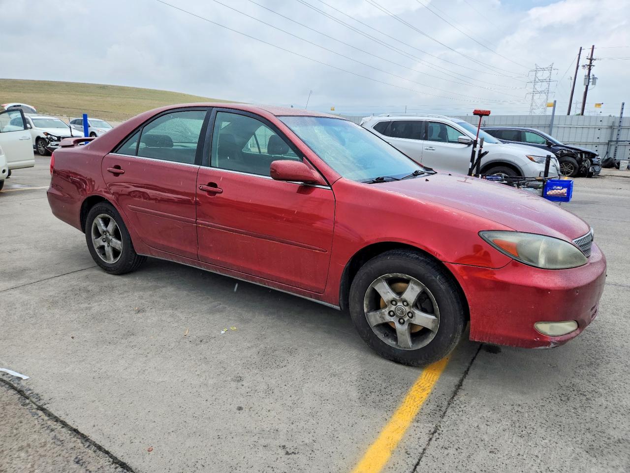 2002 Toyota Camry Se V6 Burgundy vin: JTDBF30K920062204