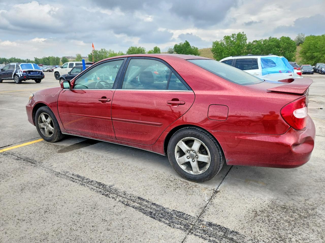 2002 Toyota Camry Se V6 Burgundy vin: JTDBF30K920062204