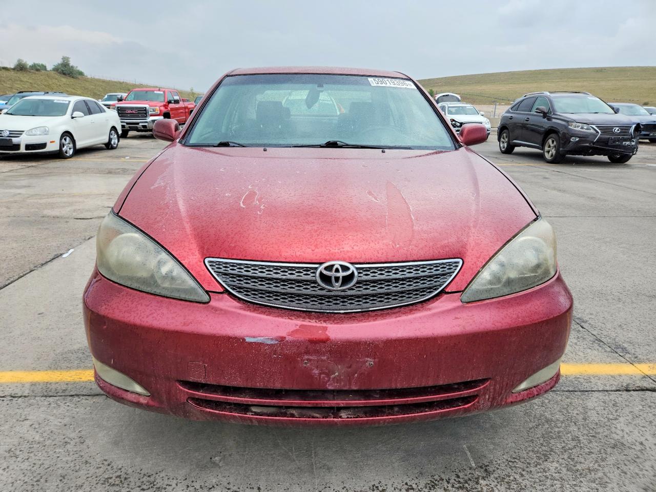 2002 Toyota Camry Se V6 Burgundy vin: JTDBF30K920062204