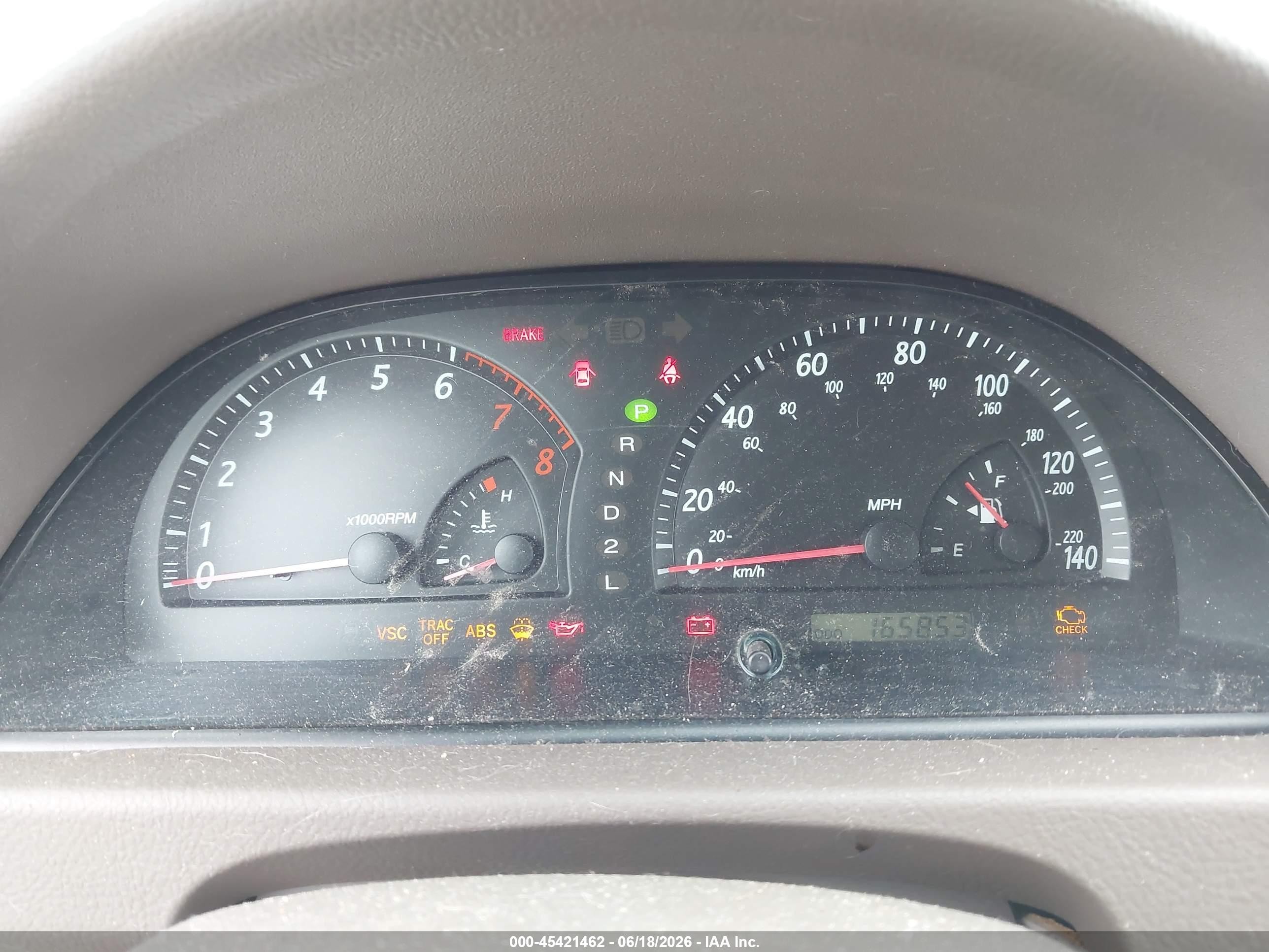 2002 Toyota Camry Xle Gold vin: JTDBF30KX20004876