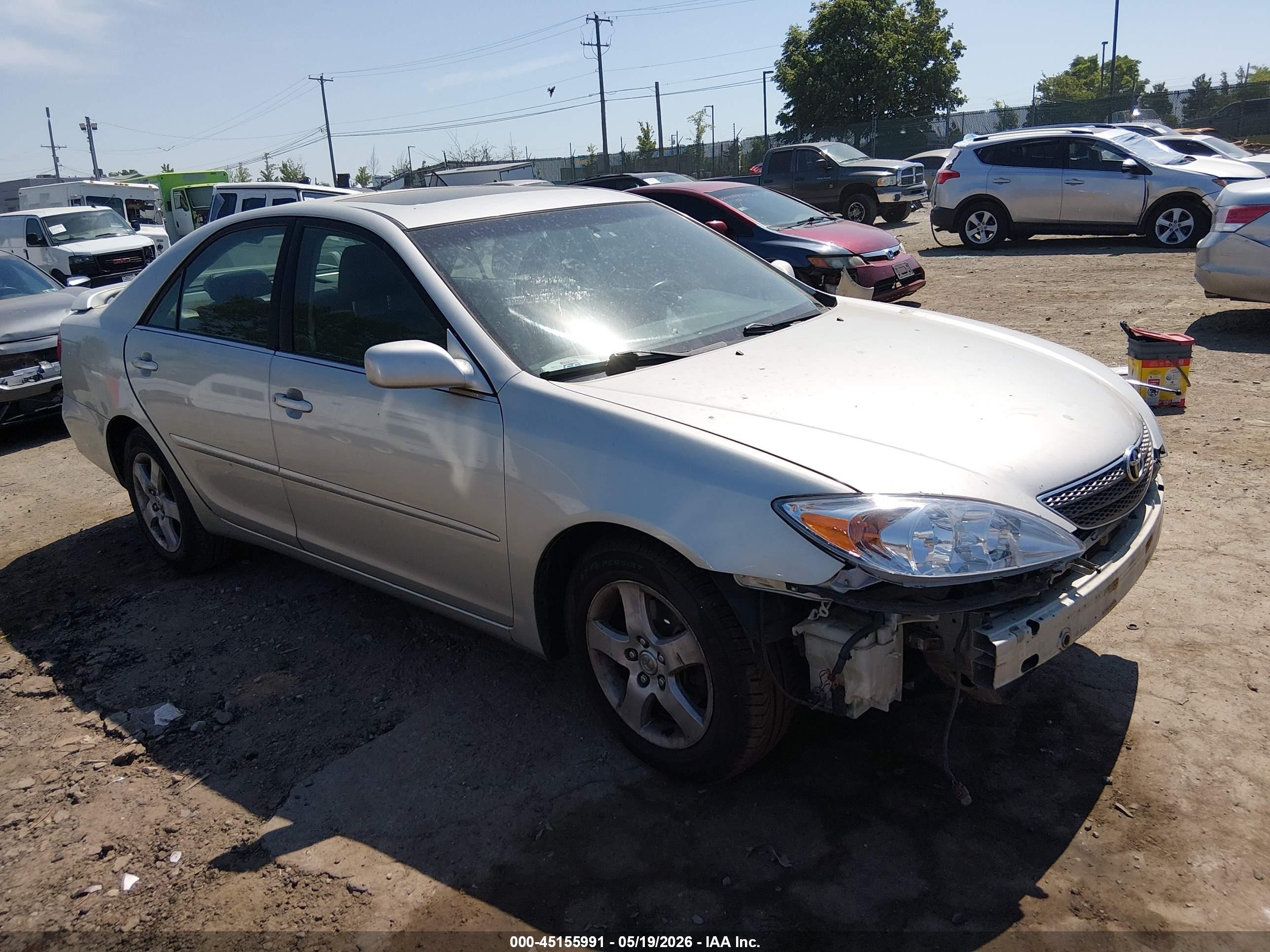 2002 Toyota Camry Se V6 Silver vin: JTDBF32K020037995