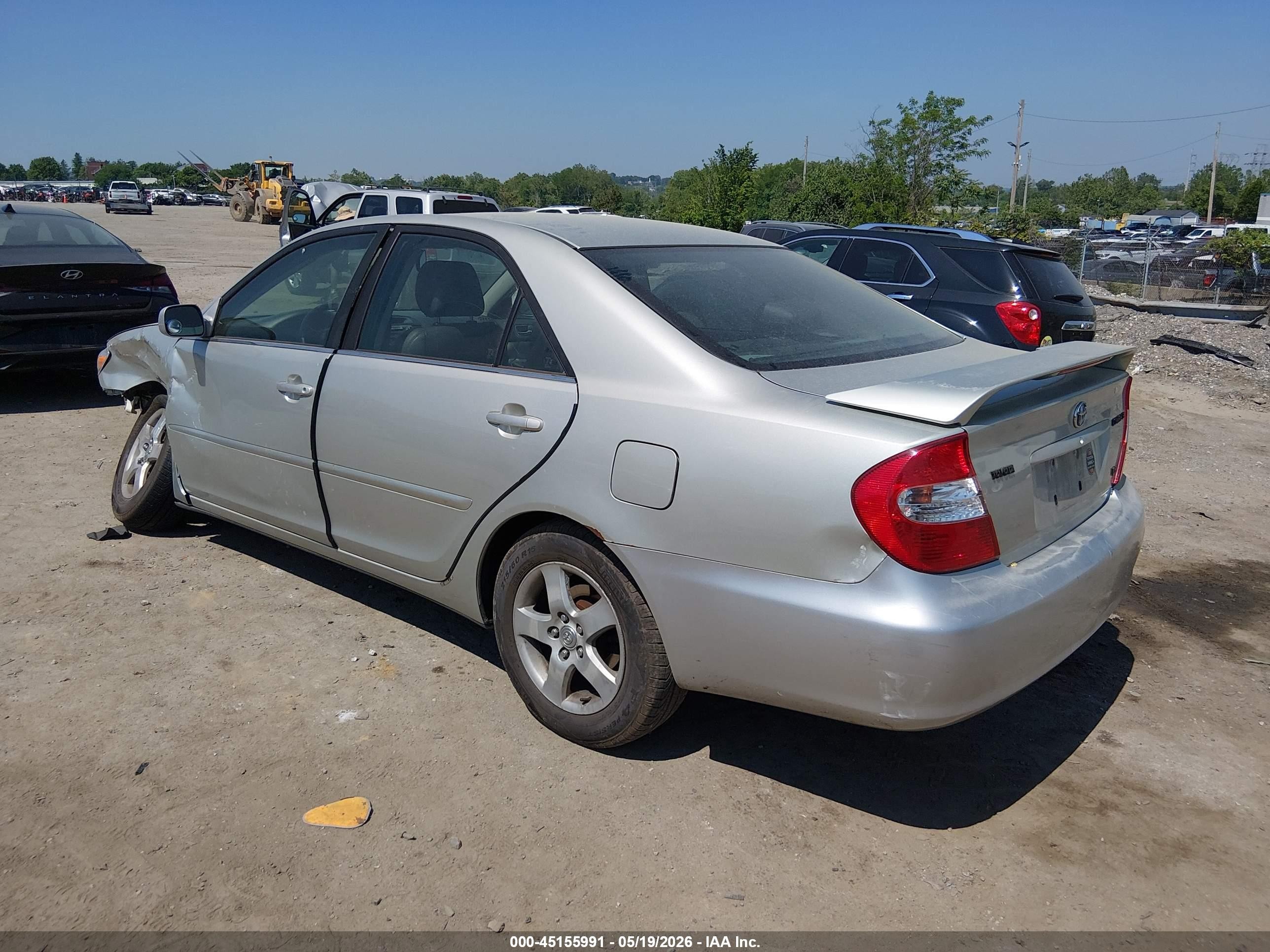 2002 Toyota Camry Se V6 Silver vin: JTDBF32K020037995