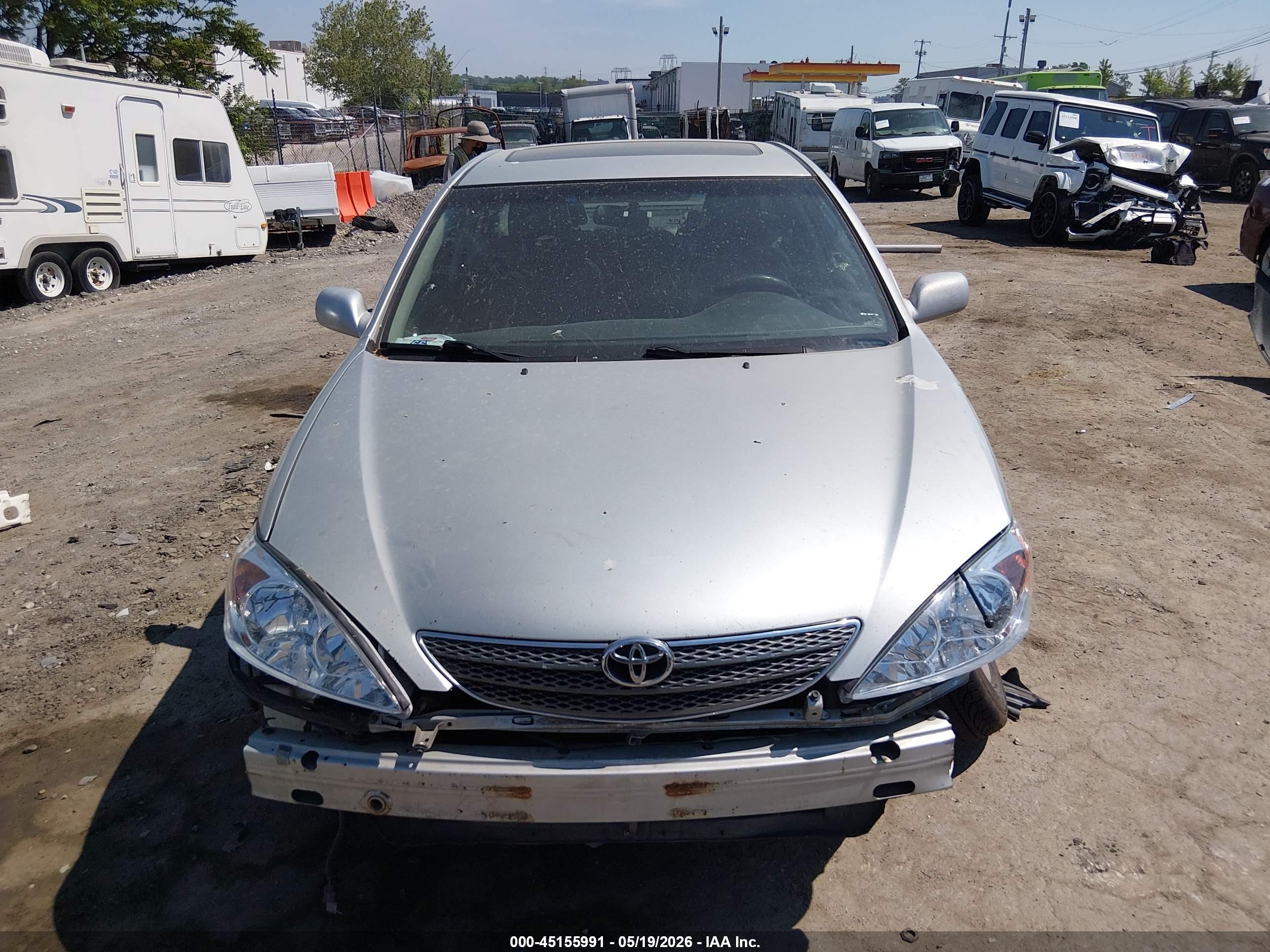 2002 Toyota Camry Se V6 Silver vin: JTDBF32K020037995