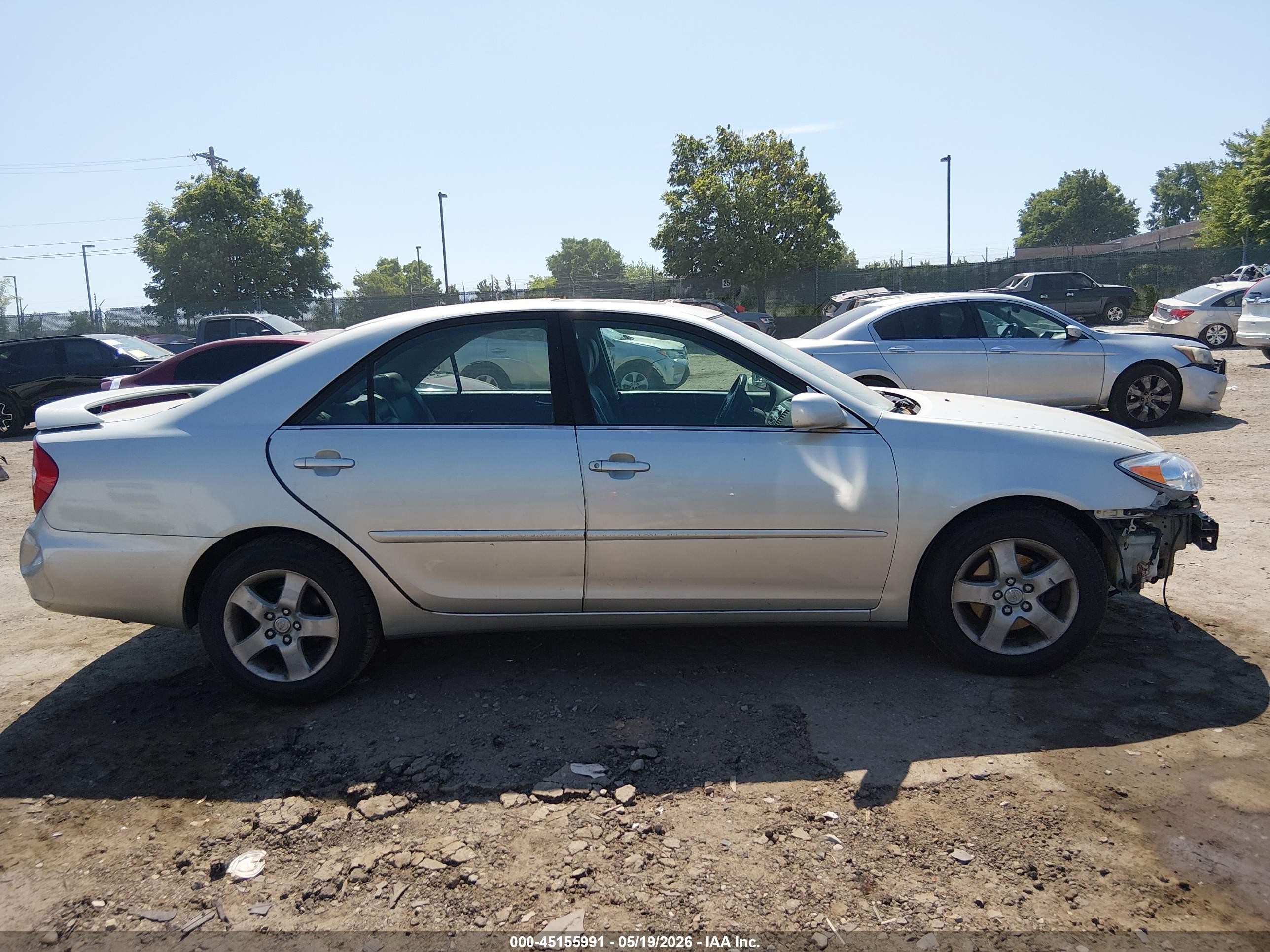 2002 Toyota Camry Se V6 Silver vin: JTDBF32K020037995