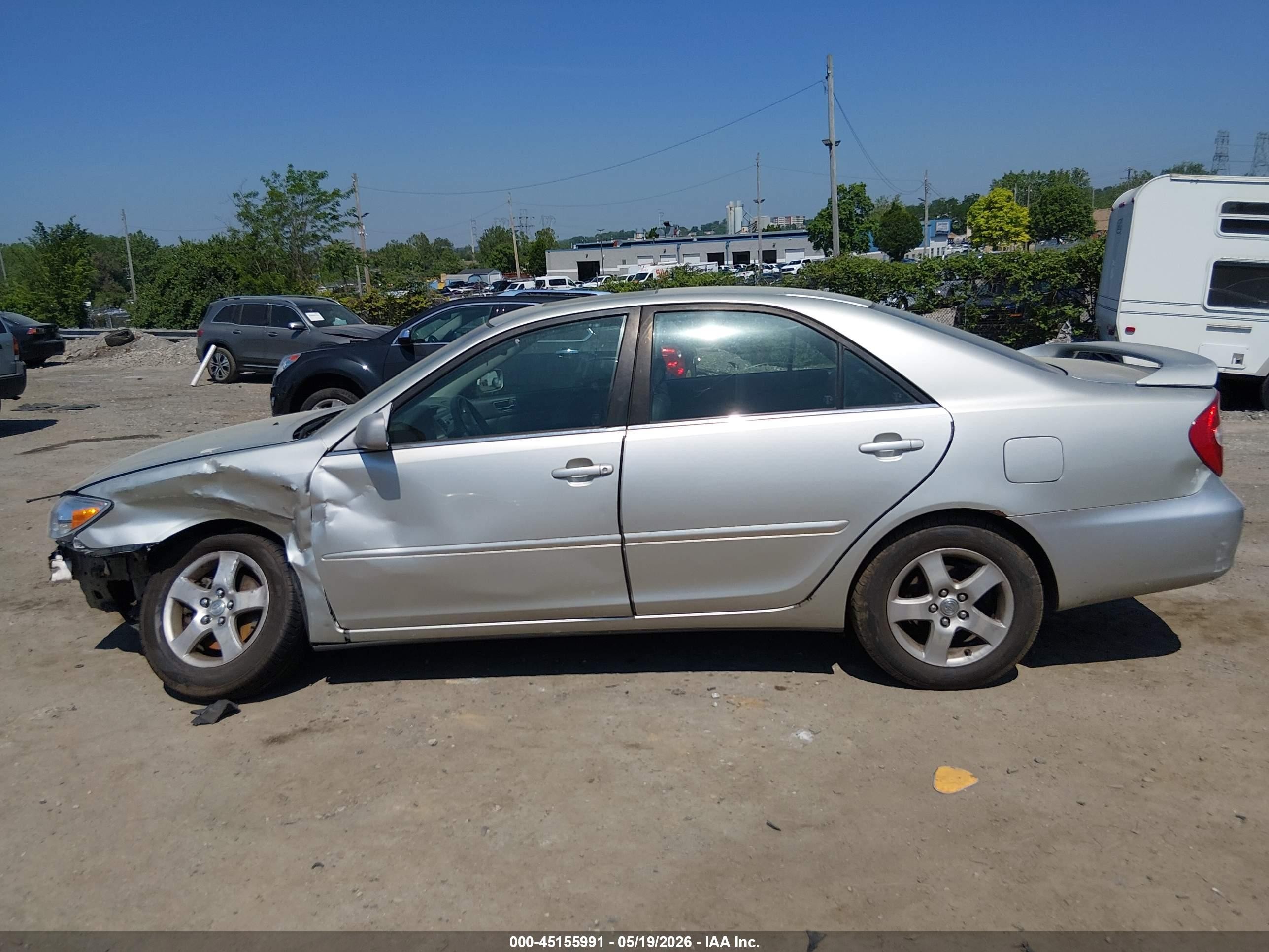 2002 Toyota Camry Se V6 Silver vin: JTDBF32K020037995