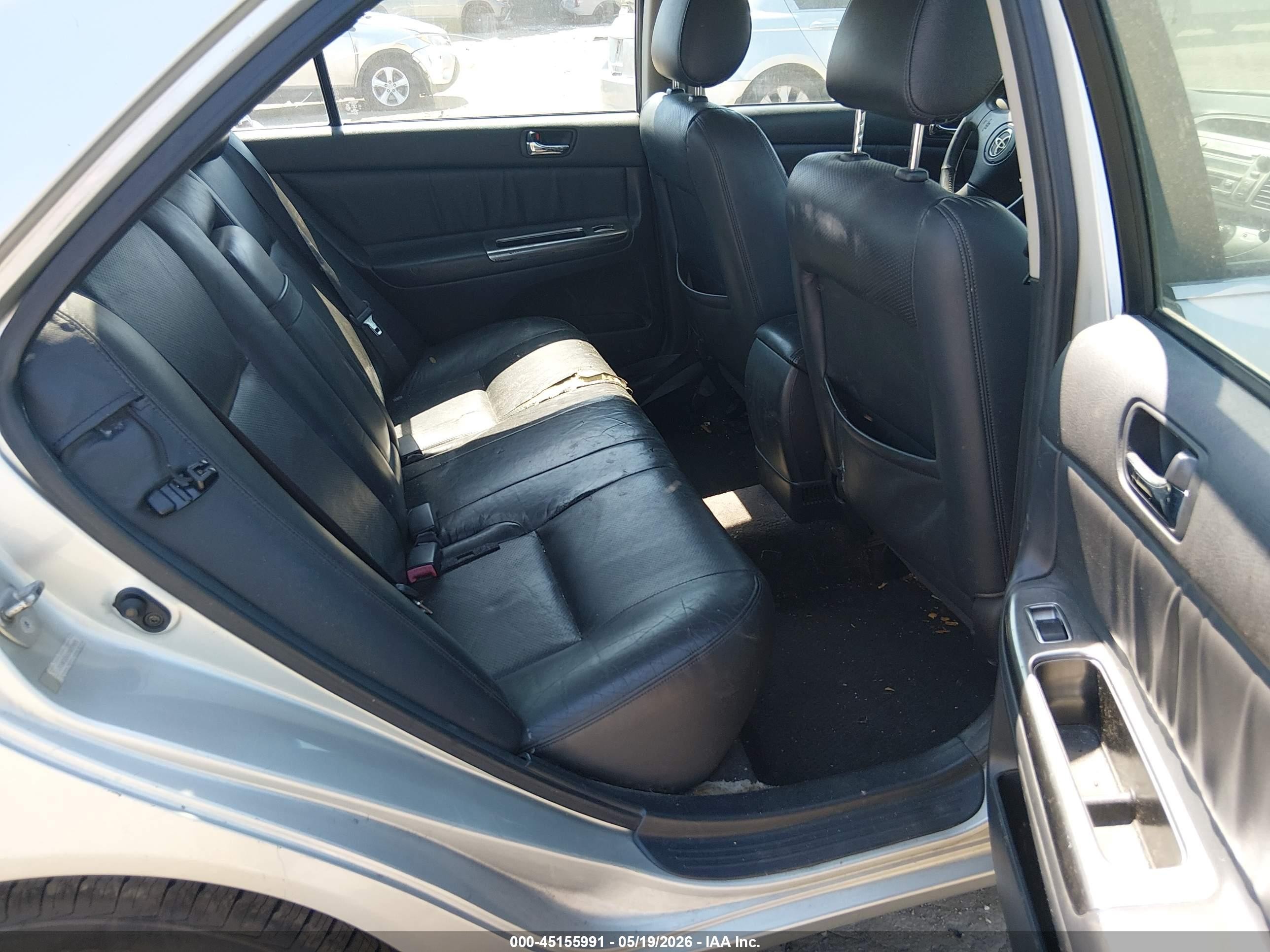 2002 Toyota Camry Se V6 Silver vin: JTDBF32K020037995