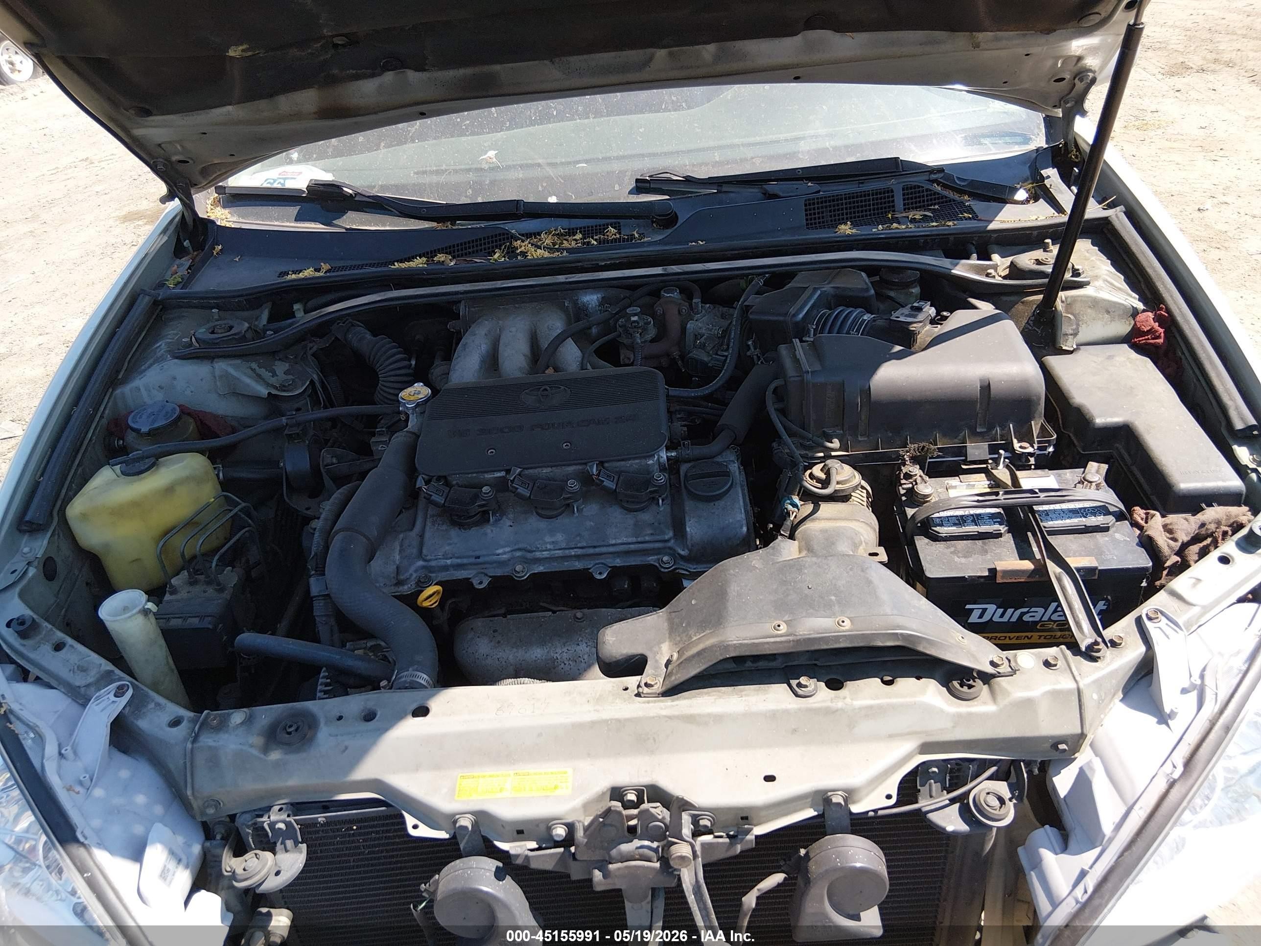 2002 Toyota Camry Se V6 Silver vin: JTDBF32K020037995