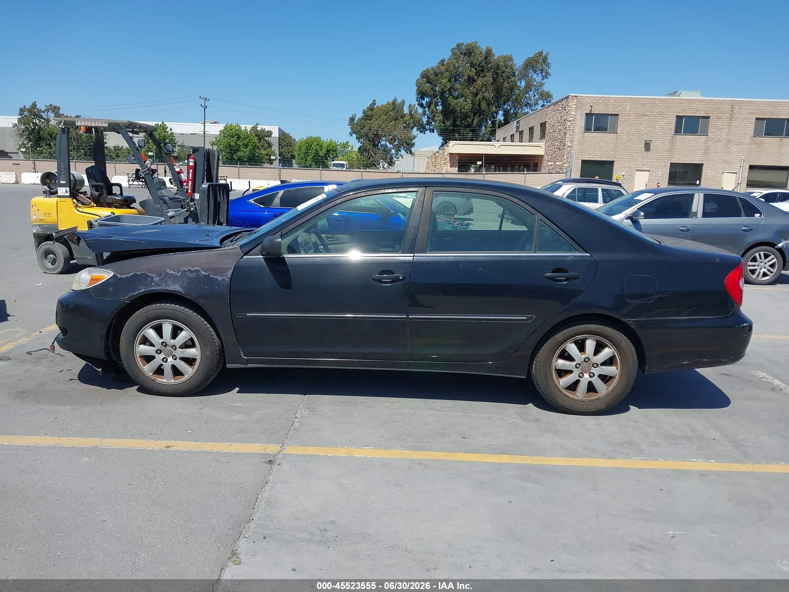 2003 Toyota Camry Xle V6 Black vin: JTDBF32K030098653