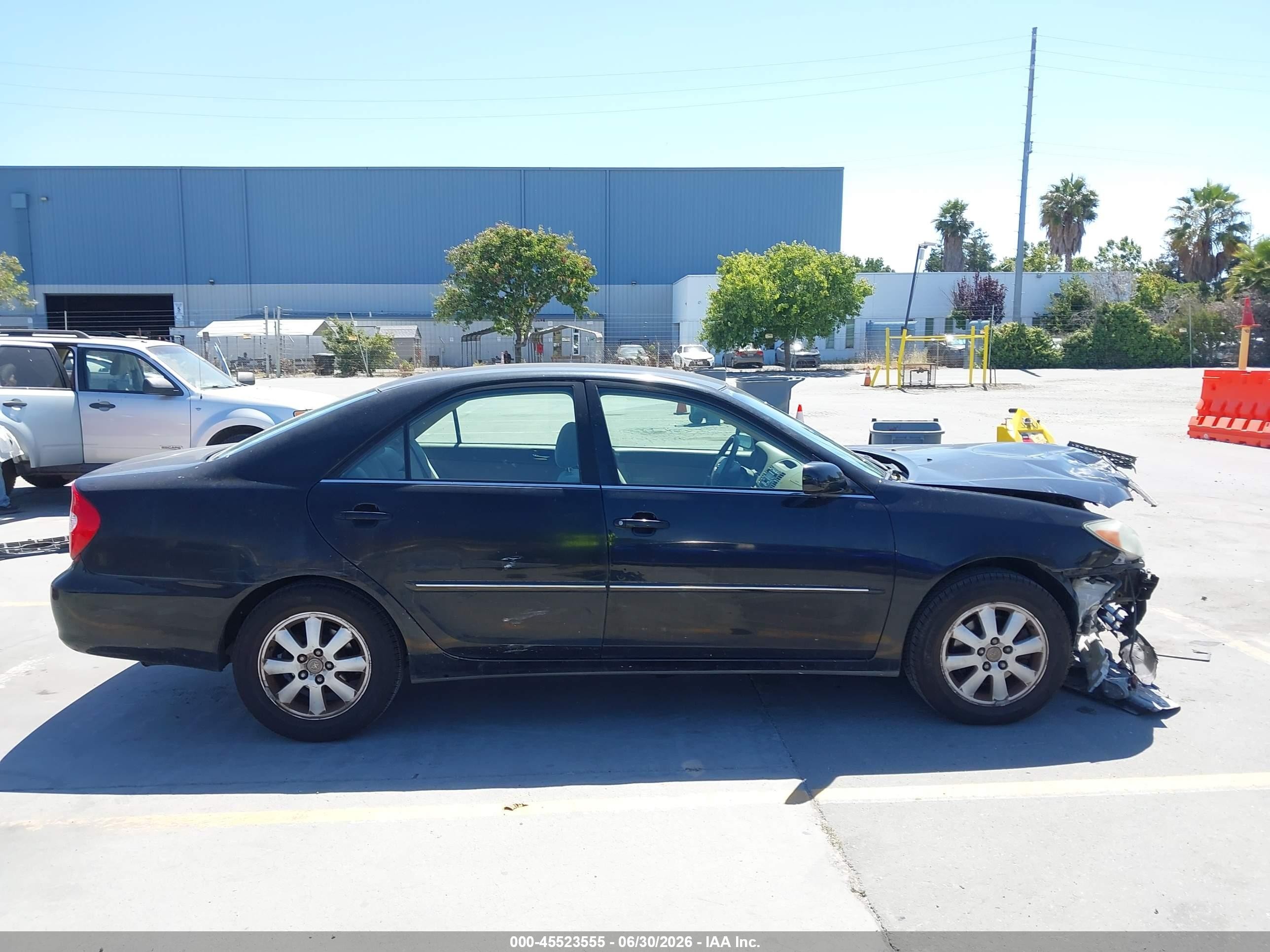 2003 Toyota Camry Xle V6 Black vin: JTDBF32K030098653