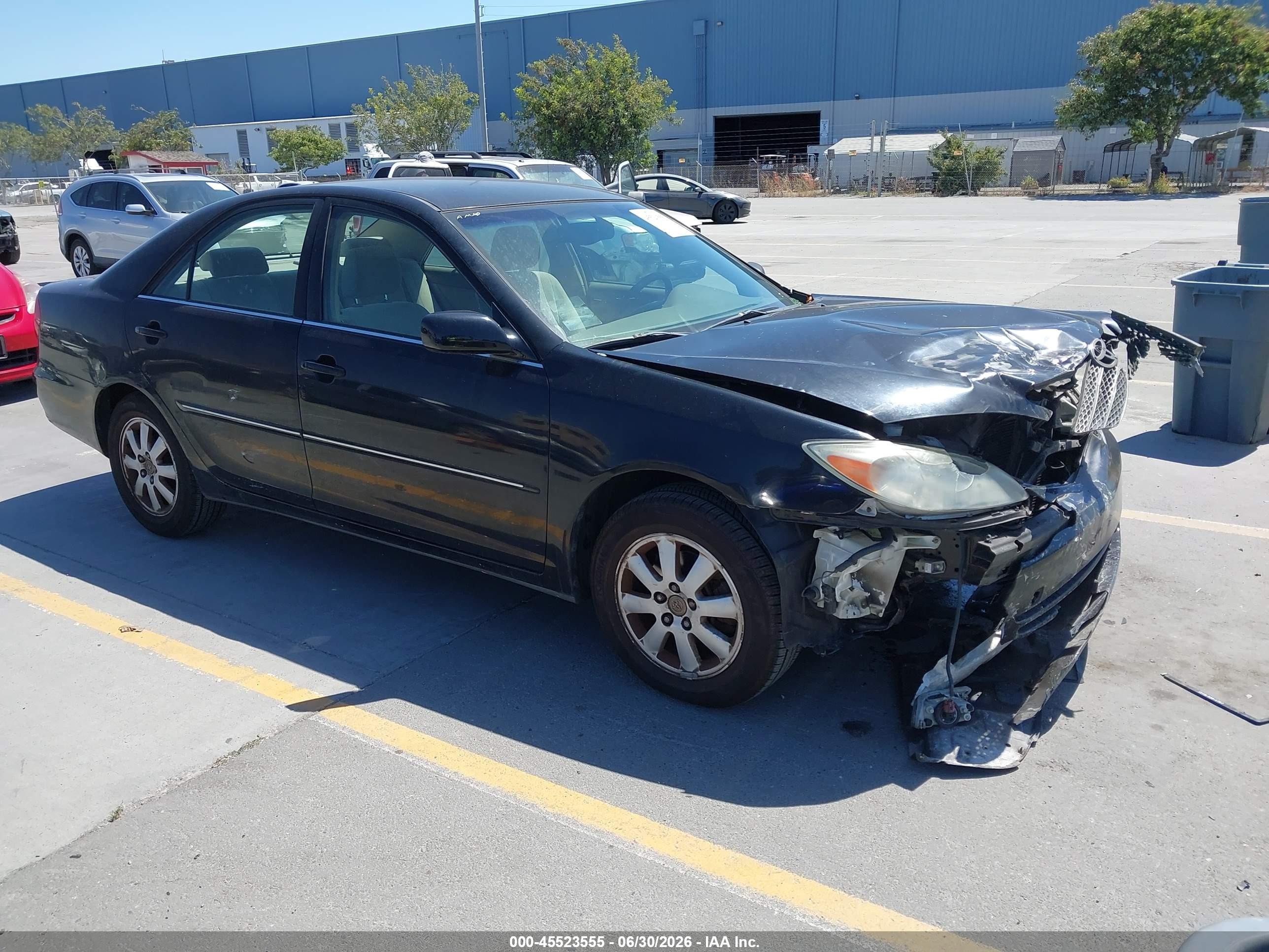 2003 Toyota Camry Xle V6 Black vin: JTDBF32K030098653