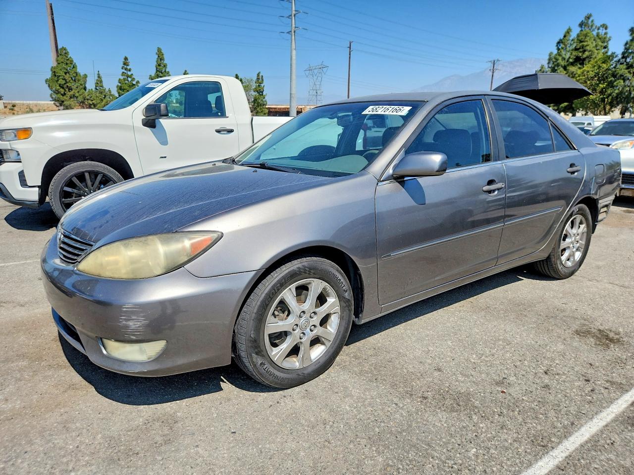 2005 Toyota Camry Xle V6 Gray vin: JTDBF32K050166727