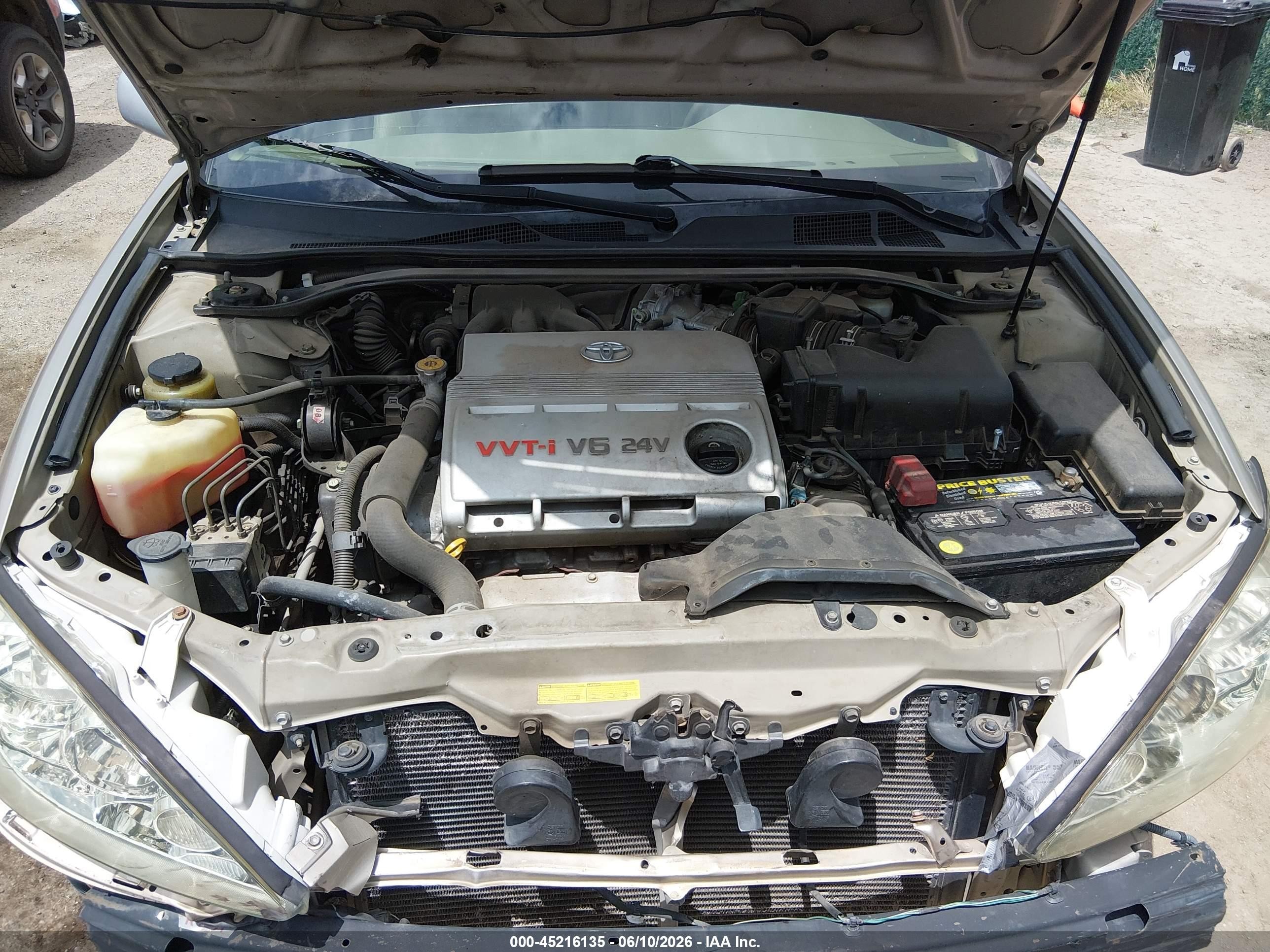 2005 Toyota Camry Xle V6 Champagne vin: JTDBF32K150165215