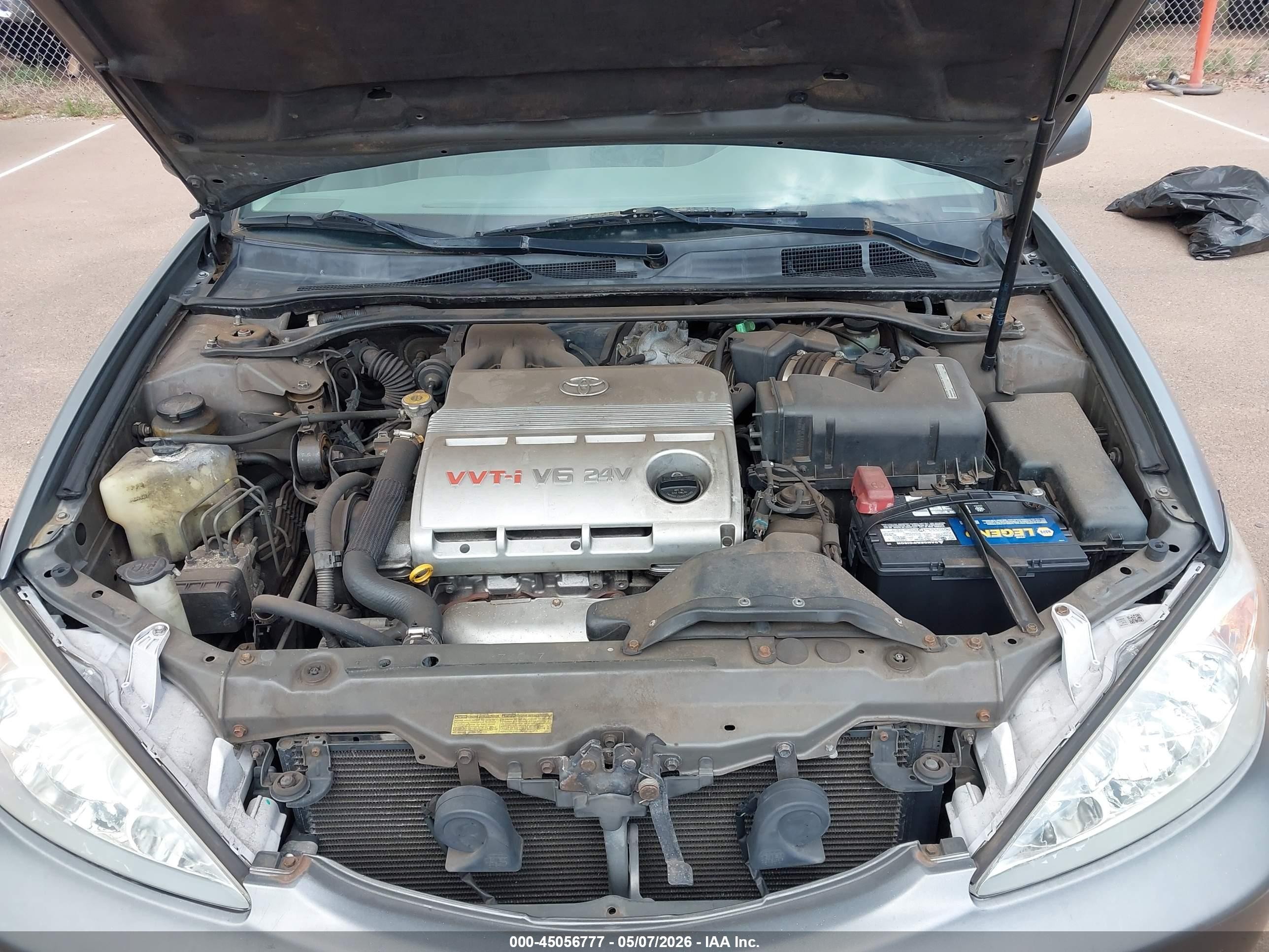 2003 Toyota Camry Le V6/se V6/xle V6 Gray vin: JTDBF32K230151059