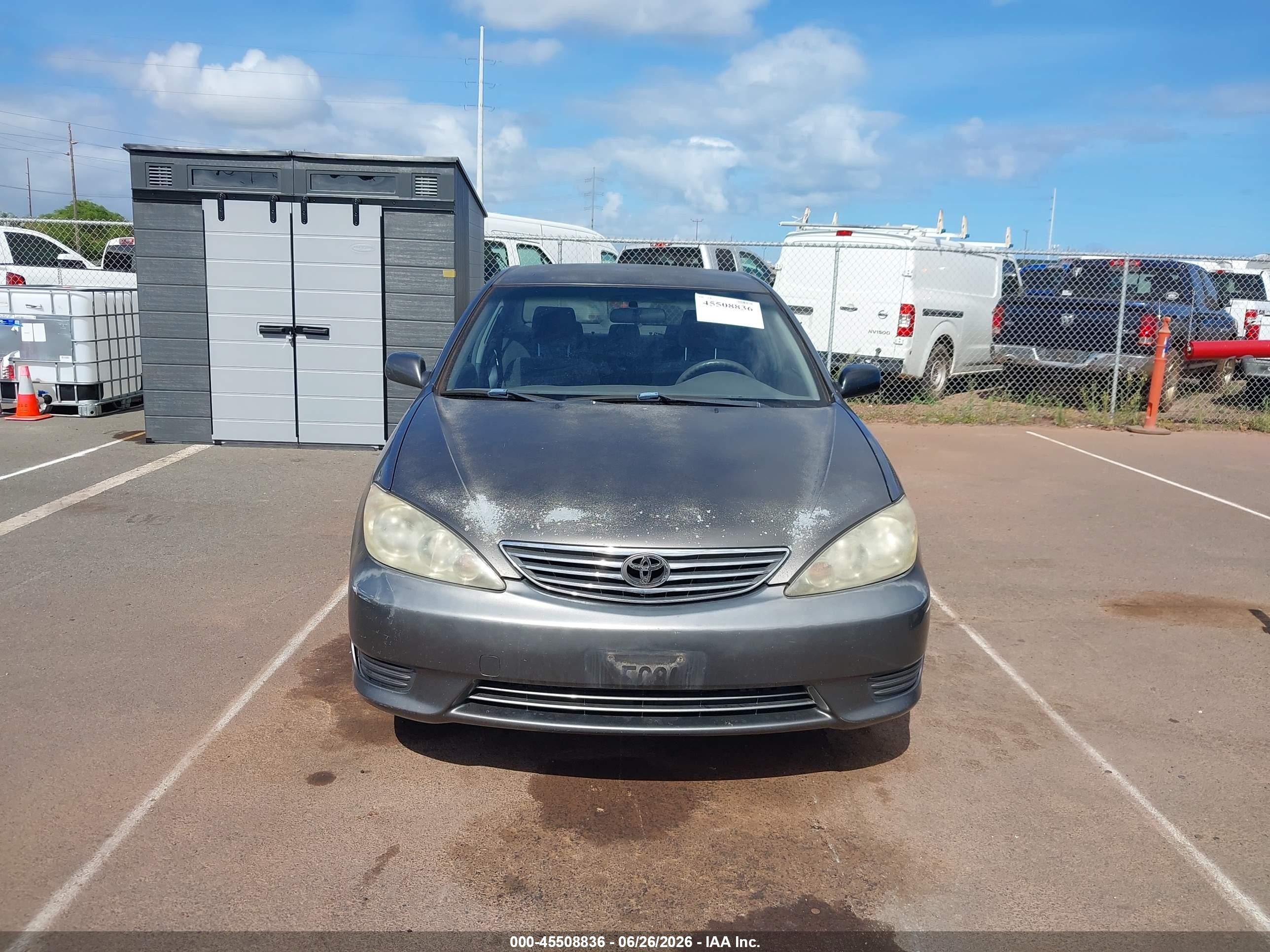 2006 Toyota Camry Le V6/xle V6 Gray vin: JTDBF32K360169168