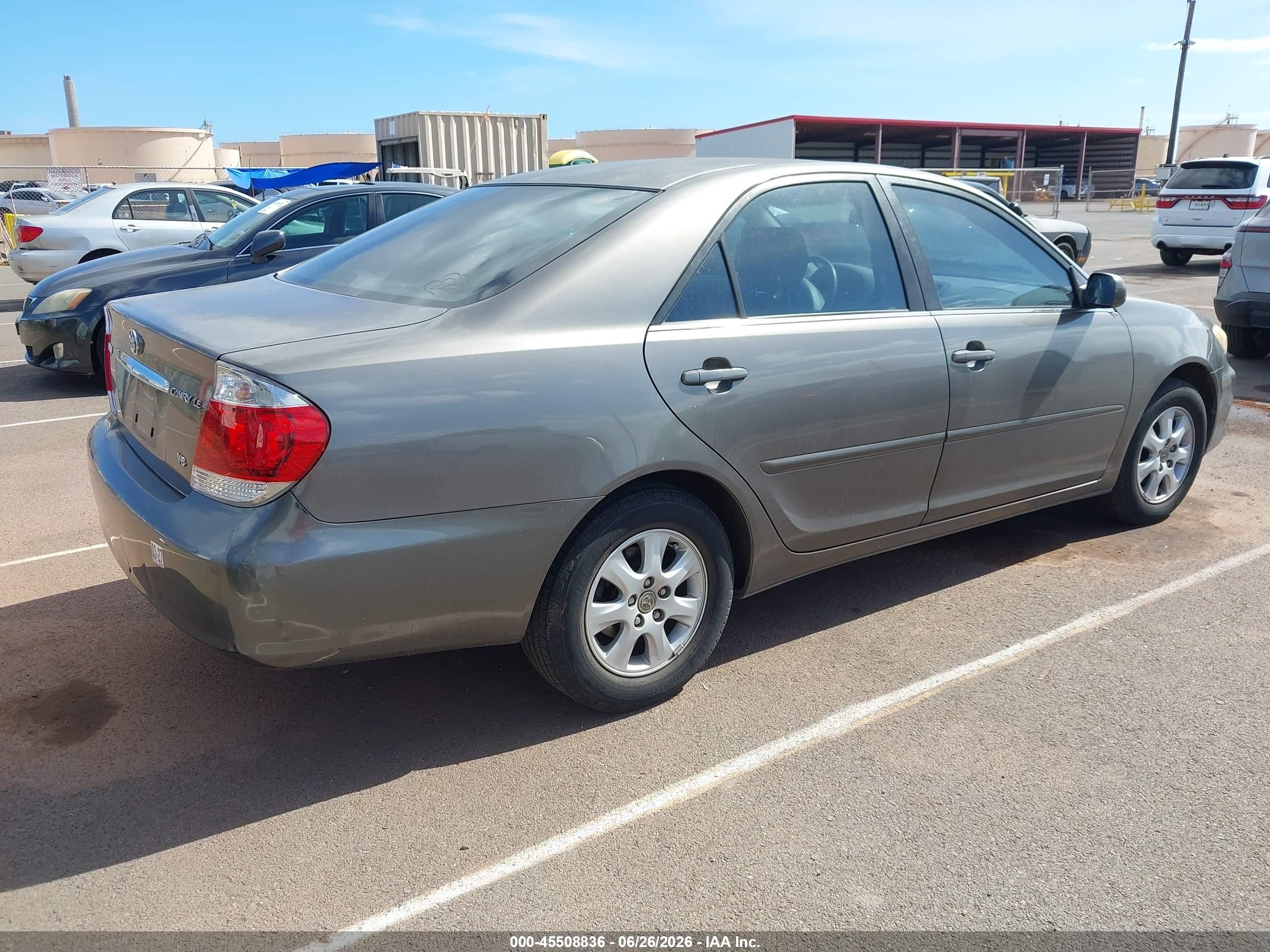 2006 Toyota Camry Le V6/xle V6 Gray vin: JTDBF32K360169168