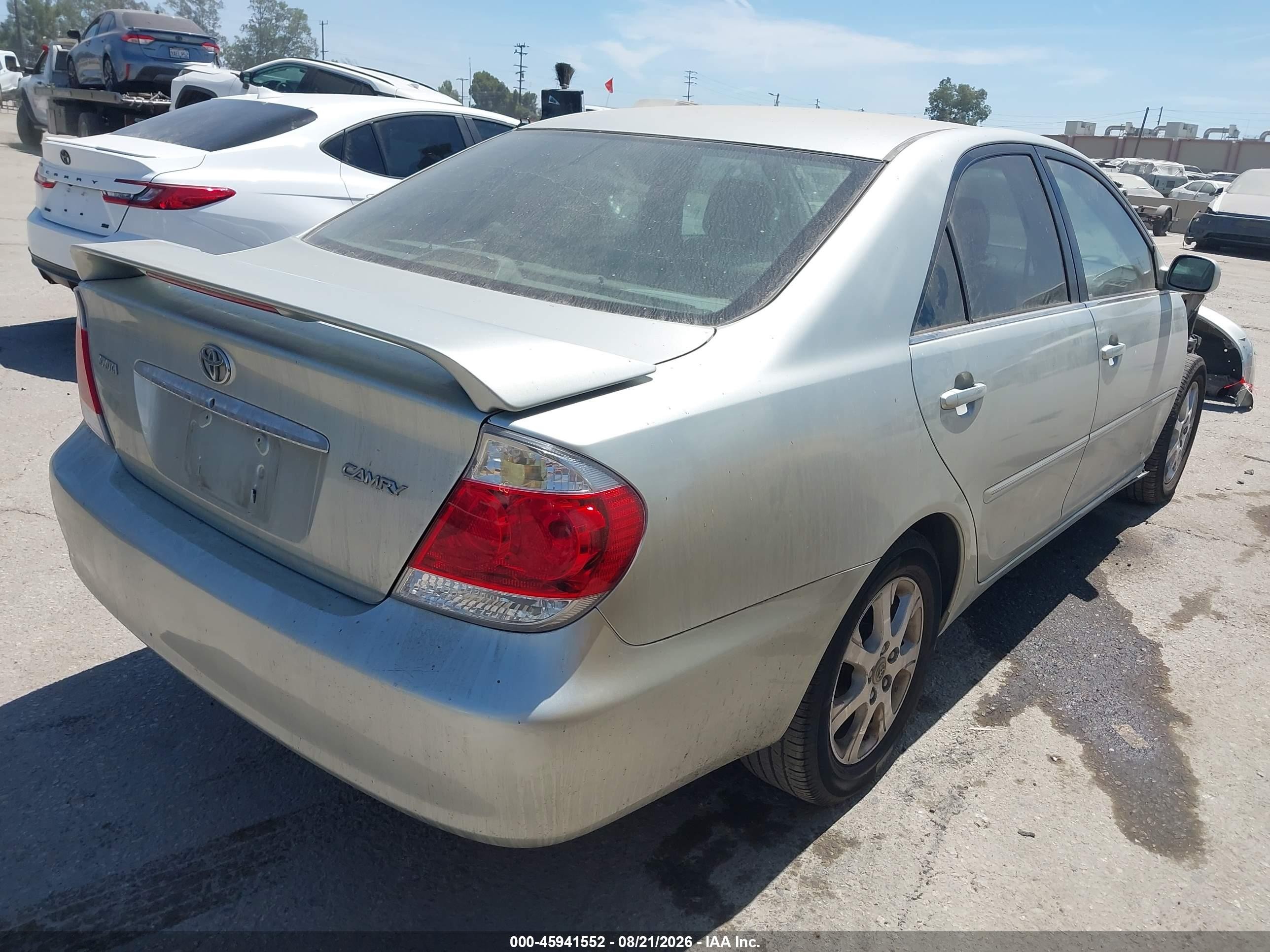 2006 Toyota Camry Xle V6 Silver vin: JTDBF32K460170216