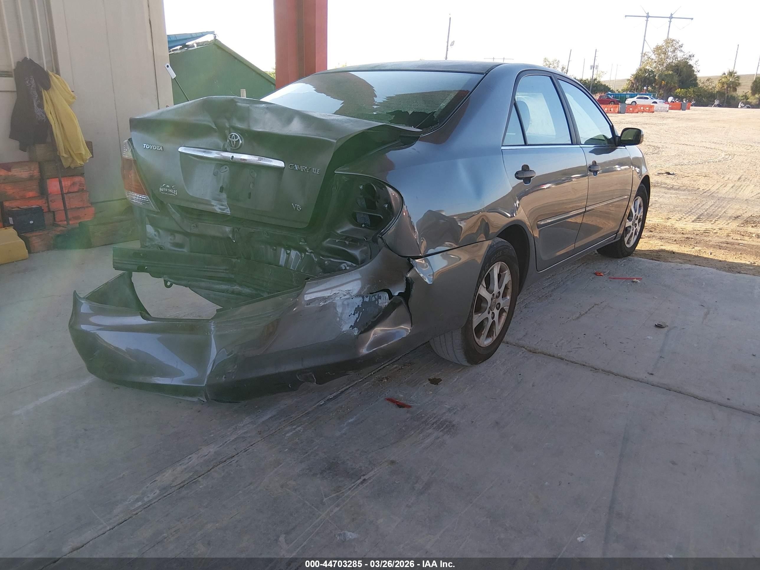 2006 Toyota Camry Xle V6 Gray vin: JTDBF32K660169634