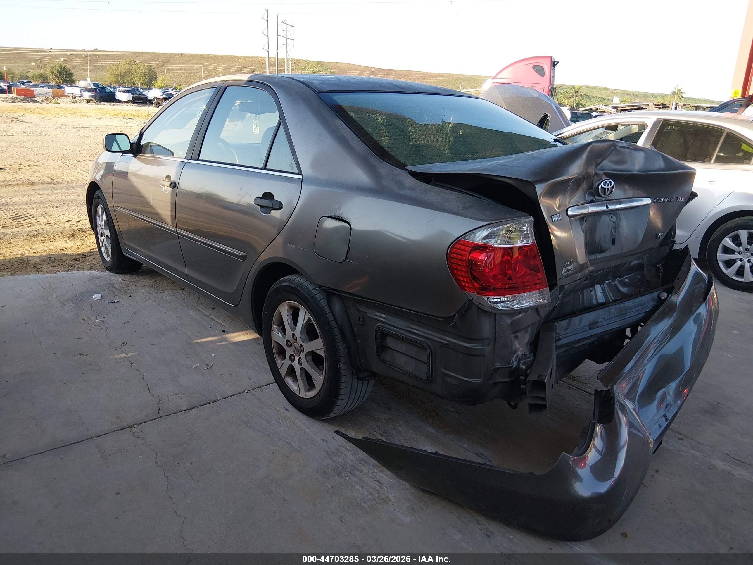 2006 Toyota Camry Xle V6 Gray vin: JTDBF32K660169634