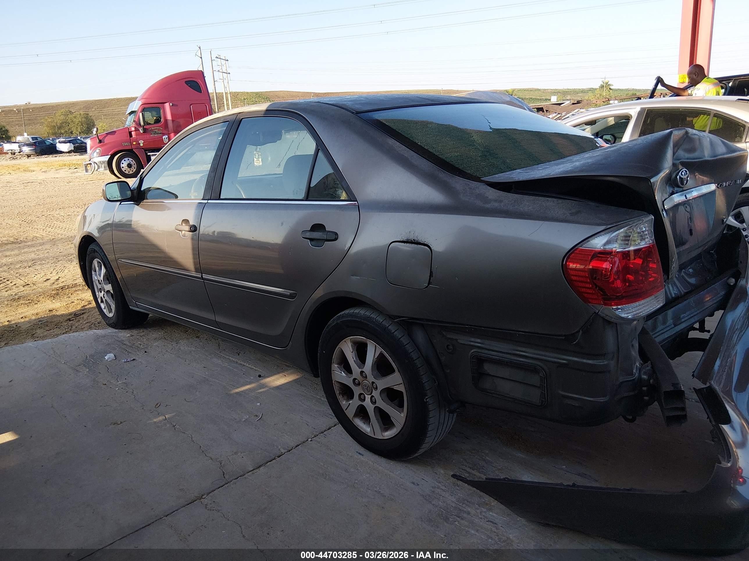 2006 Toyota Camry Xle V6 Gray vin: JTDBF32K660169634