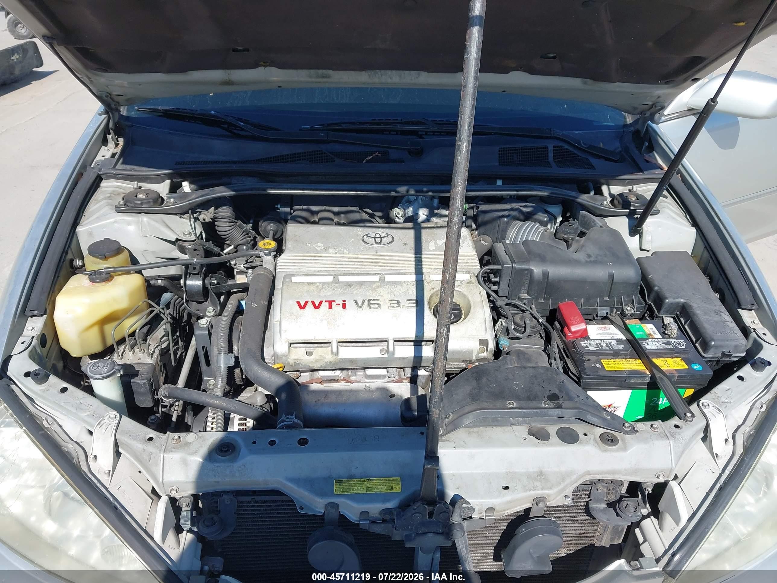 2005 Toyota Camry Xle V6 Silver vin: JTDBF32K950166175
