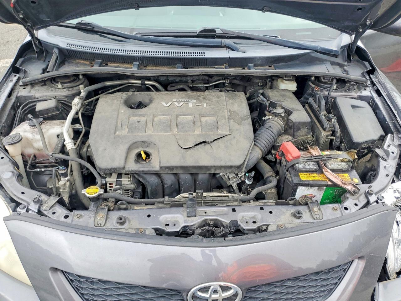 2009 Toyota Corolla Le Gray vin: JTDBL40E09J010165