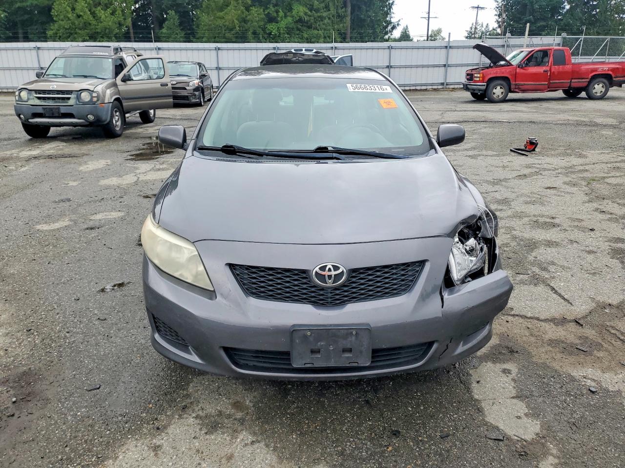 2009 Toyota Corolla Le Gray vin: JTDBL40E09J010165