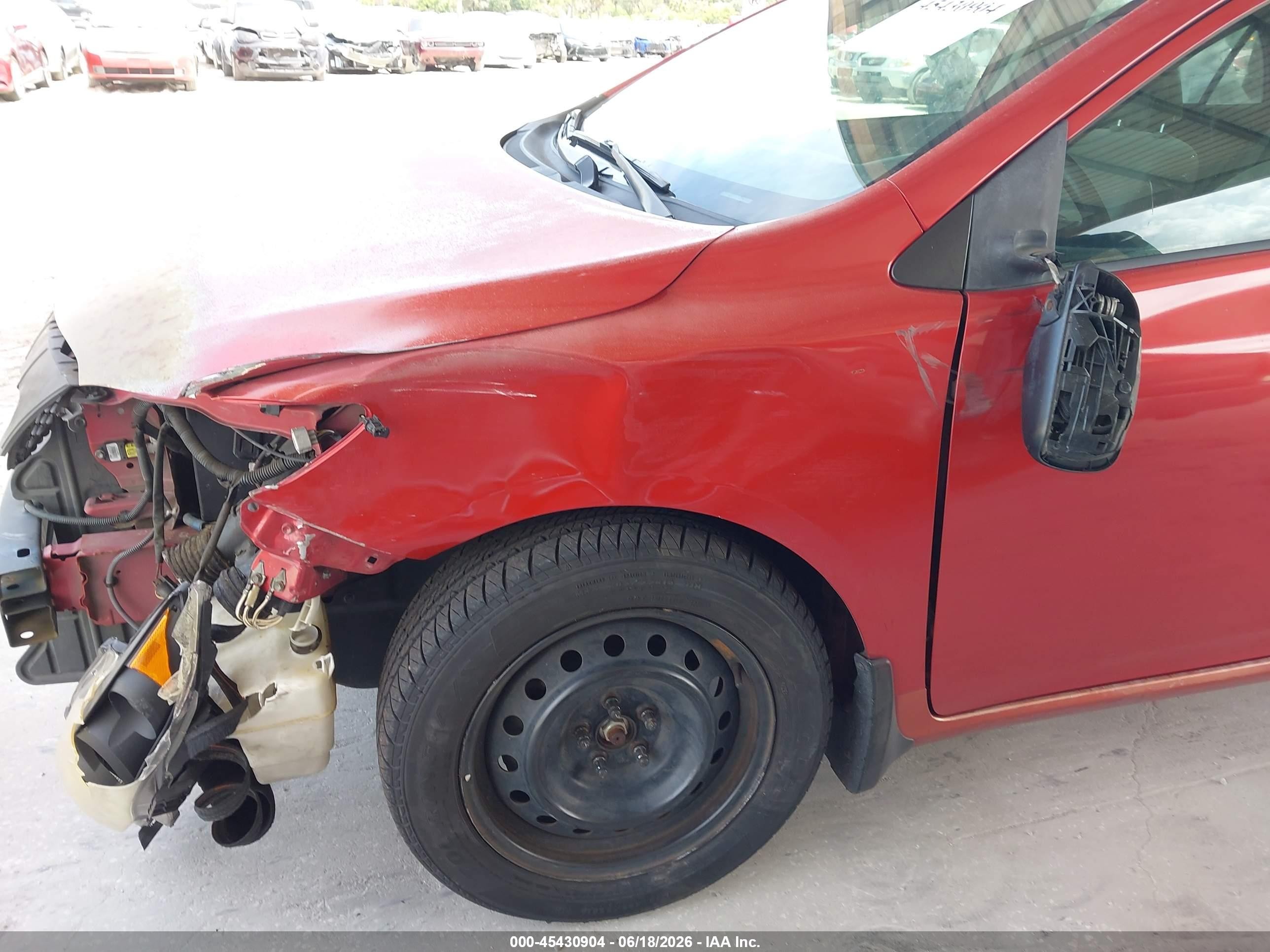 2009 Toyota Corolla Le Red vin: JTDBL40E09J017486