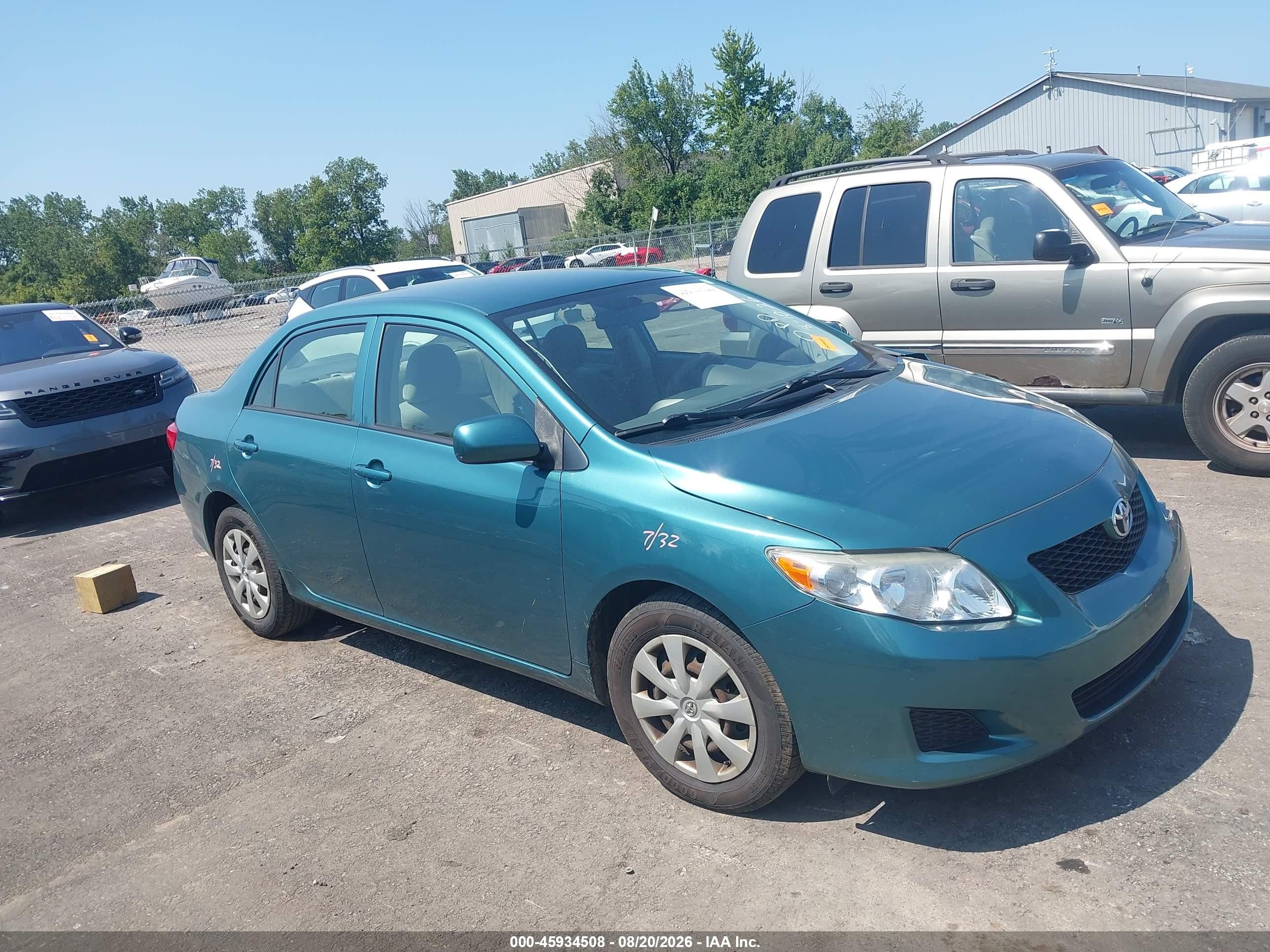 2009 Toyota Corolla Le Teal vin: JTDBL40E09J023398