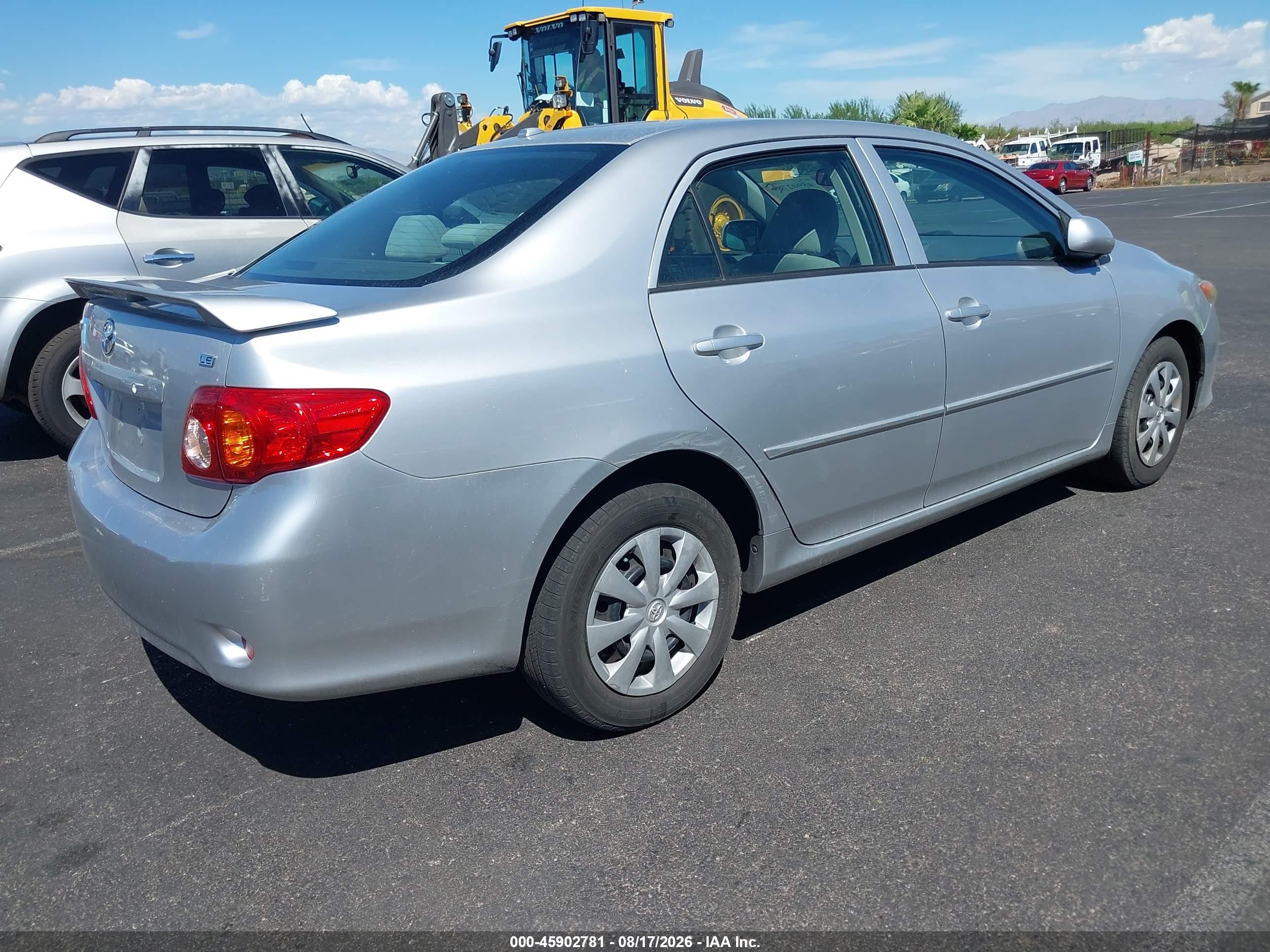 2009 Toyota Corolla Le/xle Silver vin: JTDBL40E09J029623
