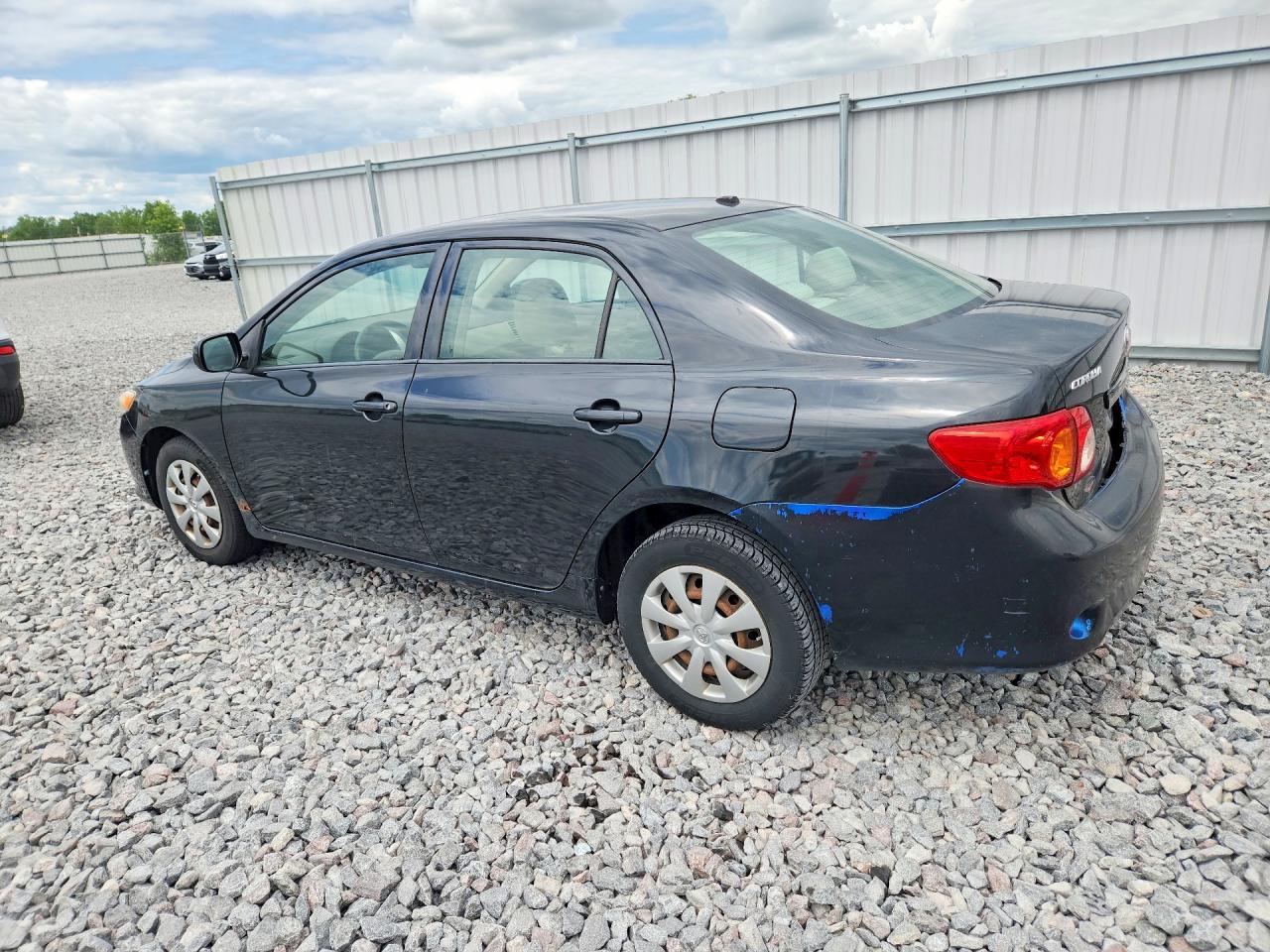 2009 Toyota Corolla Le Black vin: JTDBL40E09J039357