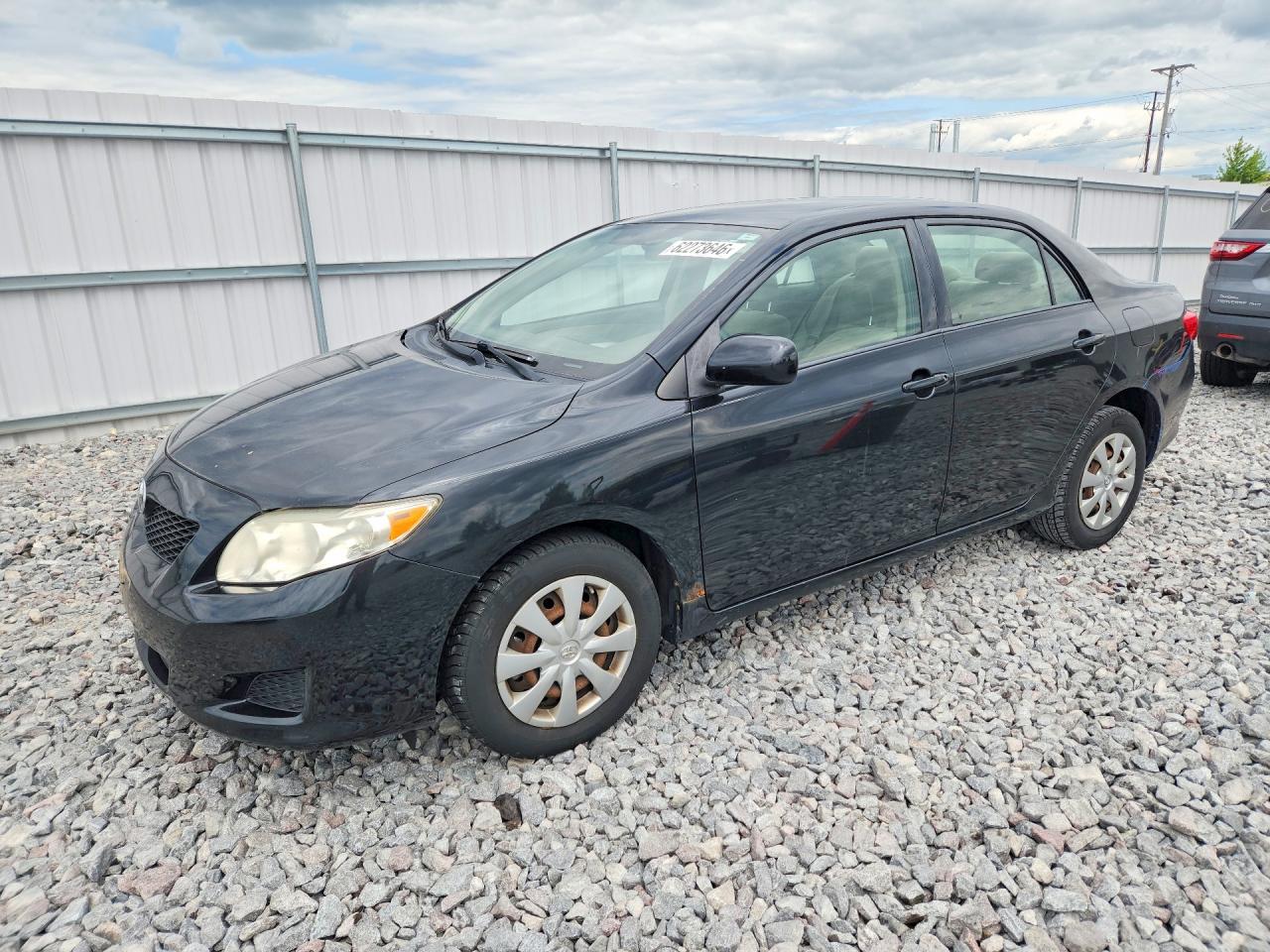 2009 Toyota Corolla Le Black vin: JTDBL40E09J039357