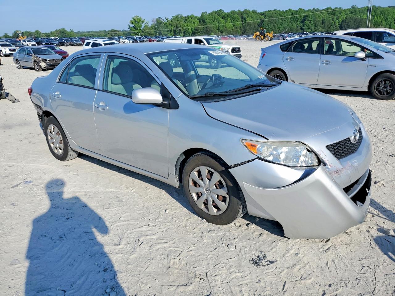 2009 Toyota Corolla Le Silver vin: JTDBL40E09J046812