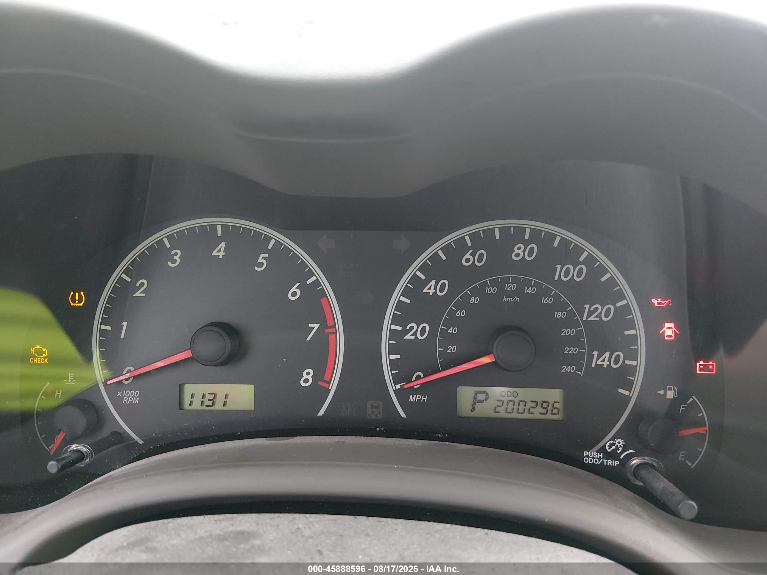 2009 Toyota Corolla Le Белый vin: JTDBL40E199033522