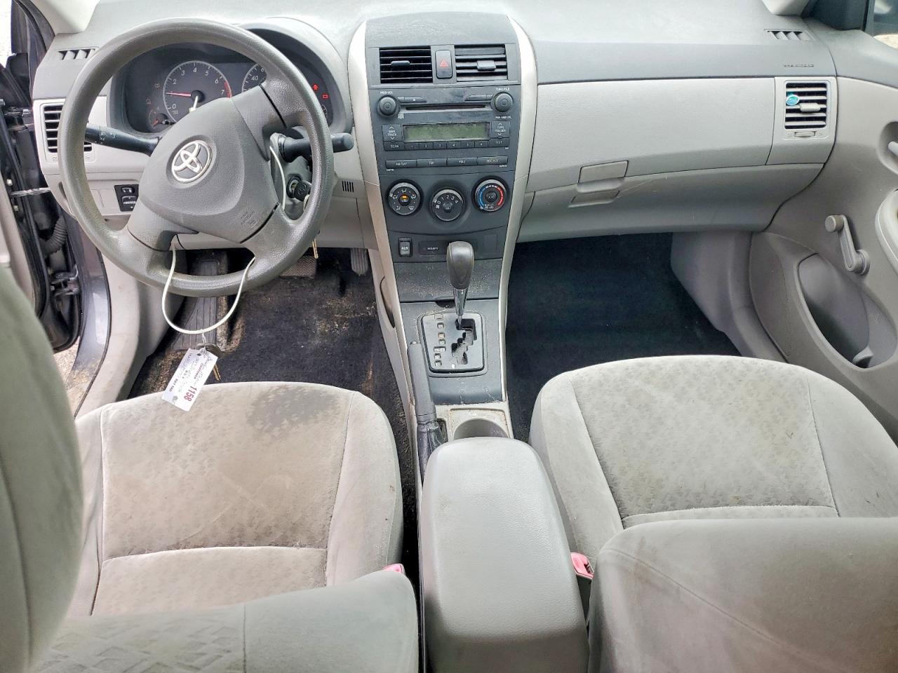 2009 Toyota Corolla Base Gray vin: JTDBL40E199079352