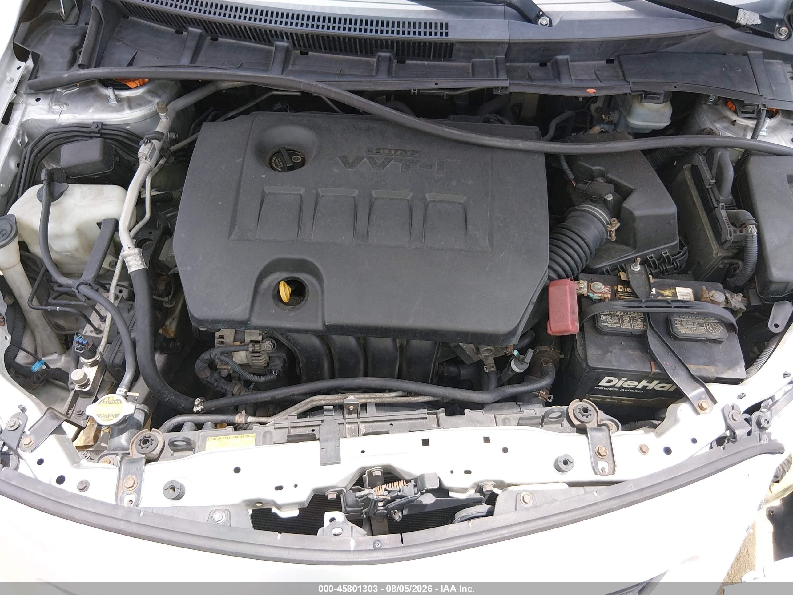 2009 Toyota Corolla Le Silver vin: JTDBL40E19J010045