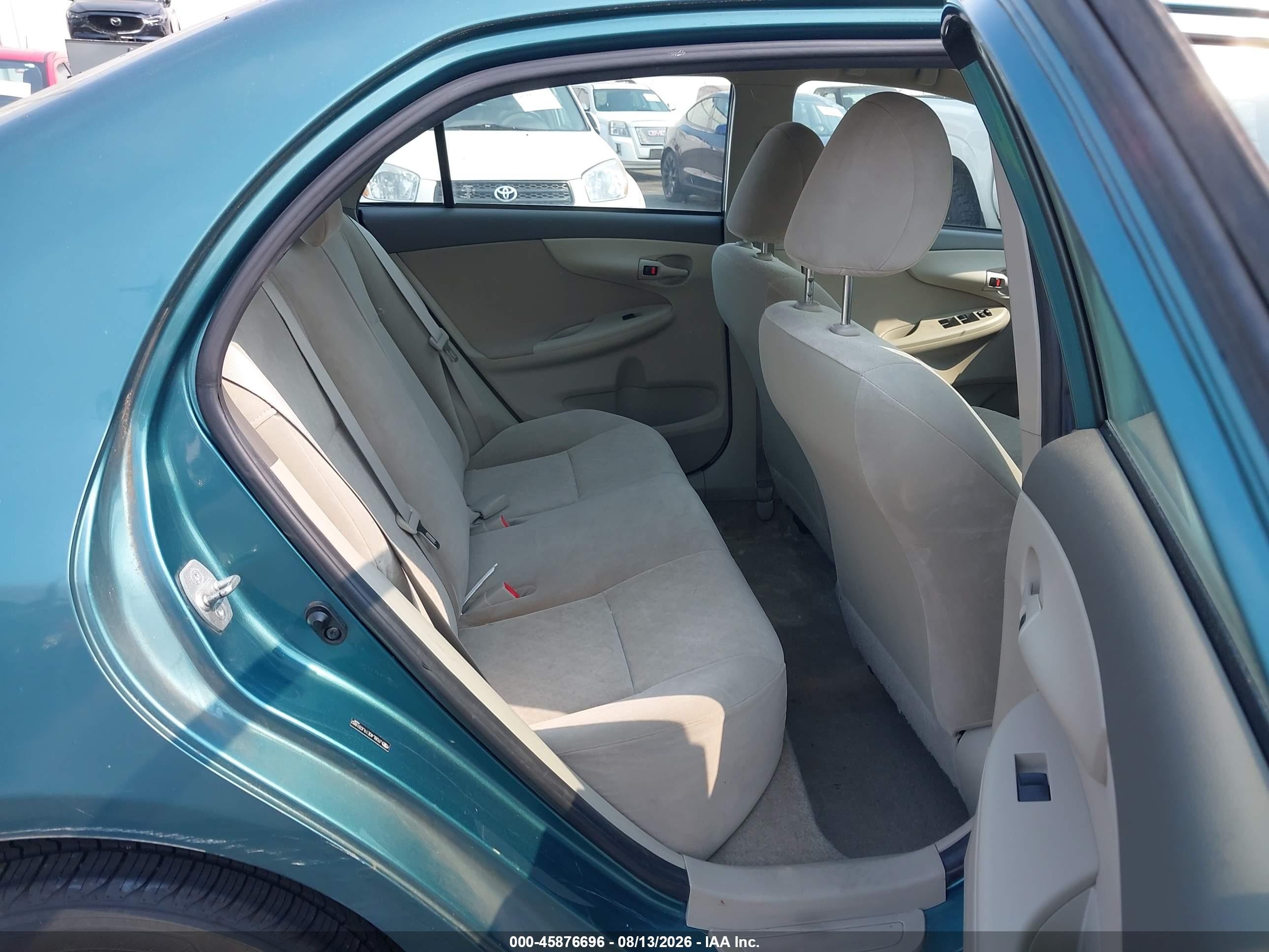 2009 Toyota Corolla Le Teal vin: JTDBL40E19J031882