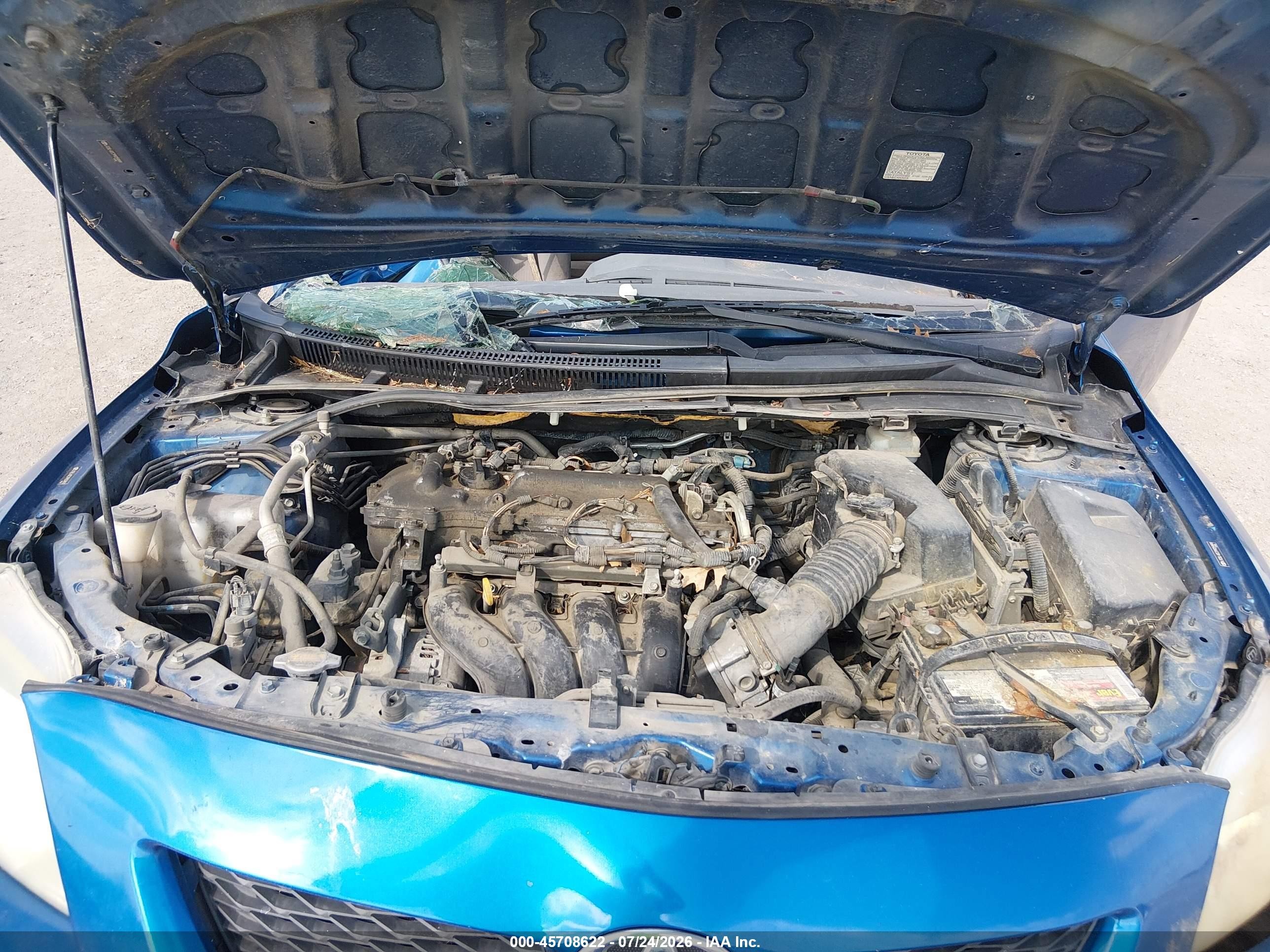 2009 Toyota Corolla Xle Blue vin: JTDBL40E299059899
