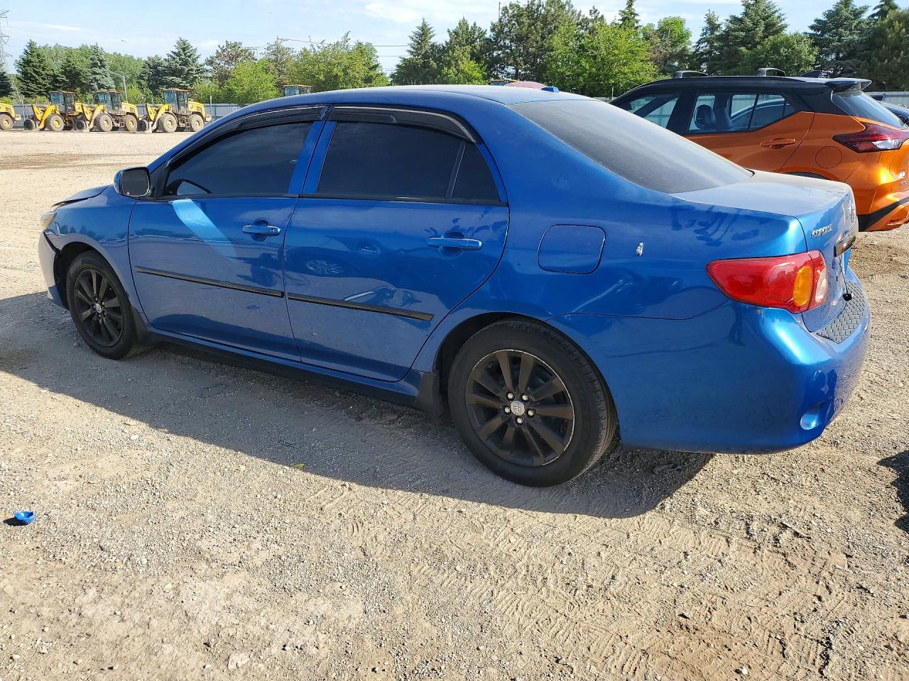 2009 Toyota Corolla Le Blue vin: JTDBL40E299076153
