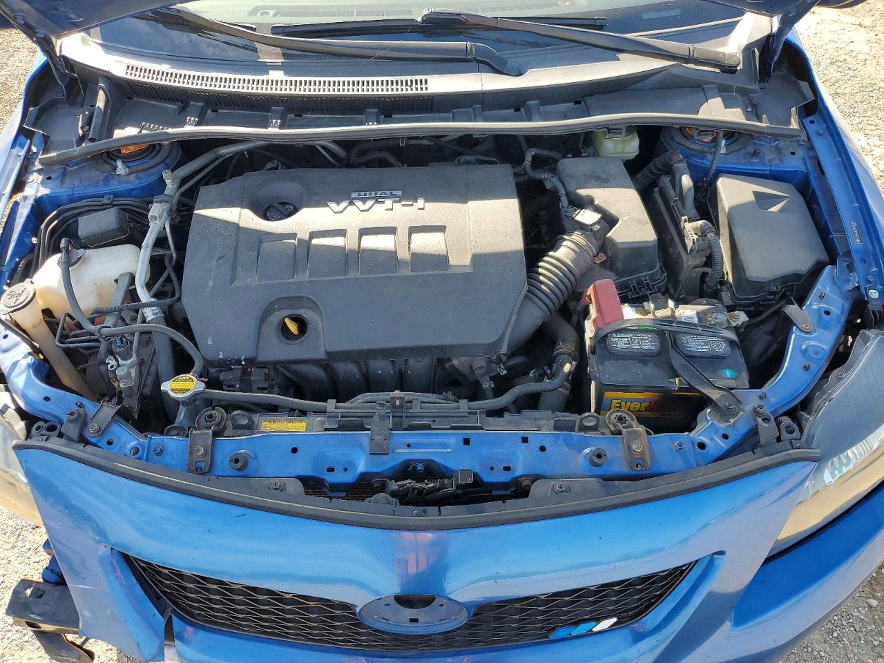 2009 Toyota Corolla Le Blue vin: JTDBL40E299076153