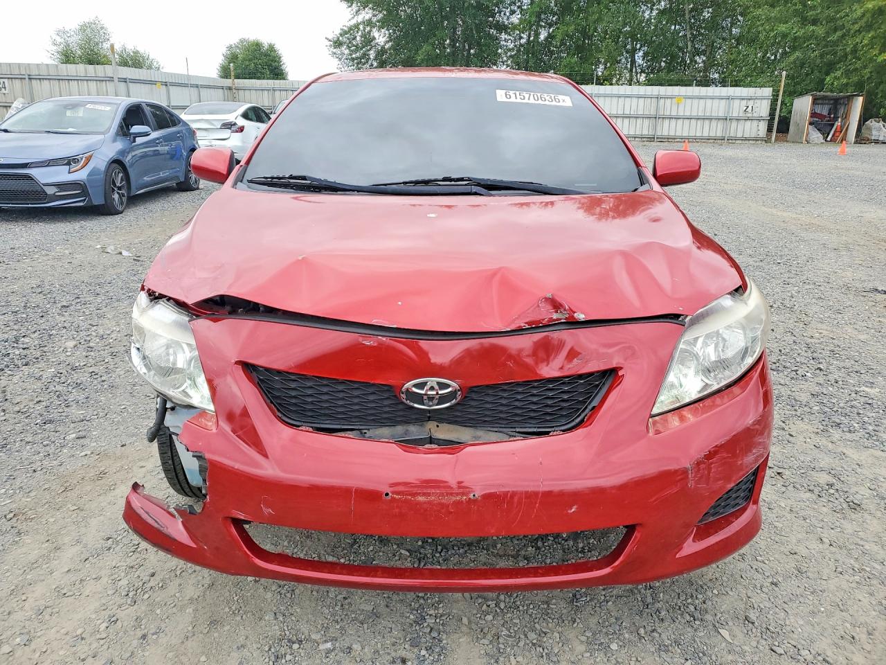 2009 Toyota Corolla Le Red vin: JTDBL40E399024367