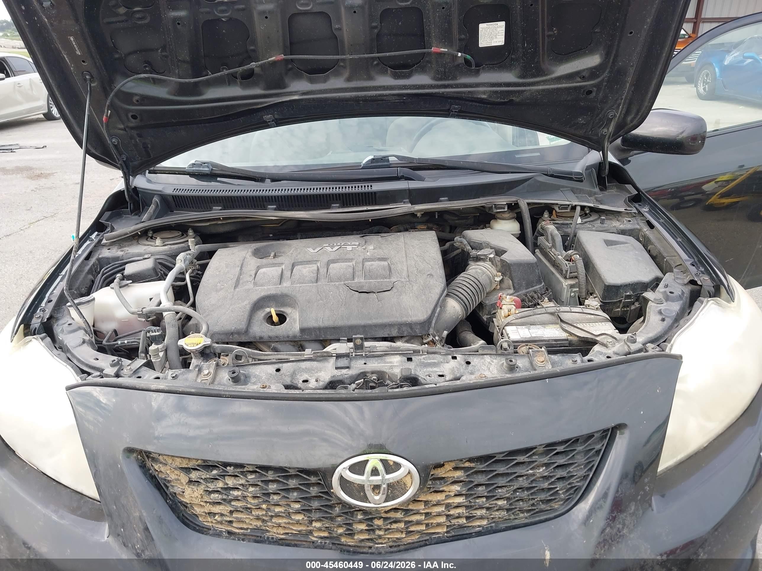 2009 Toyota Corolla Le Черный vin: JTDBL40E39J010046