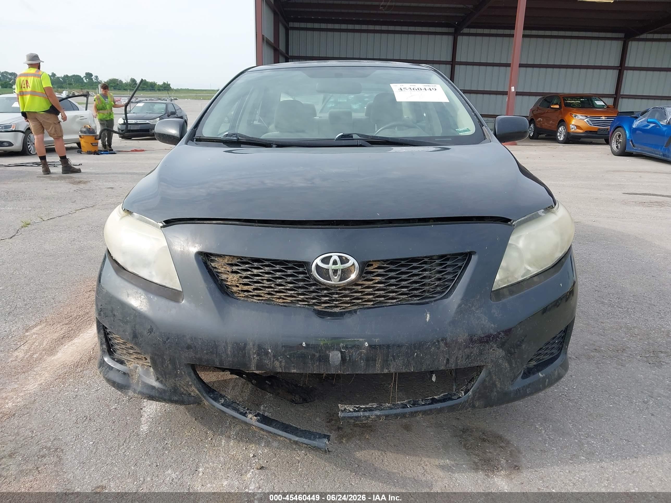 2009 Toyota Corolla Le Черный vin: JTDBL40E39J010046