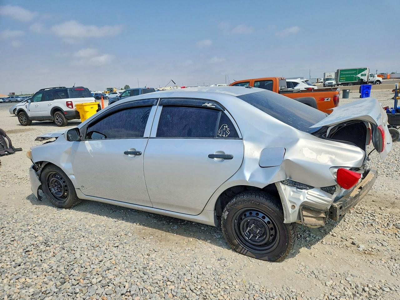 2009 Toyota Corolla Le Серебряный vin: JTDBL40E39J050207